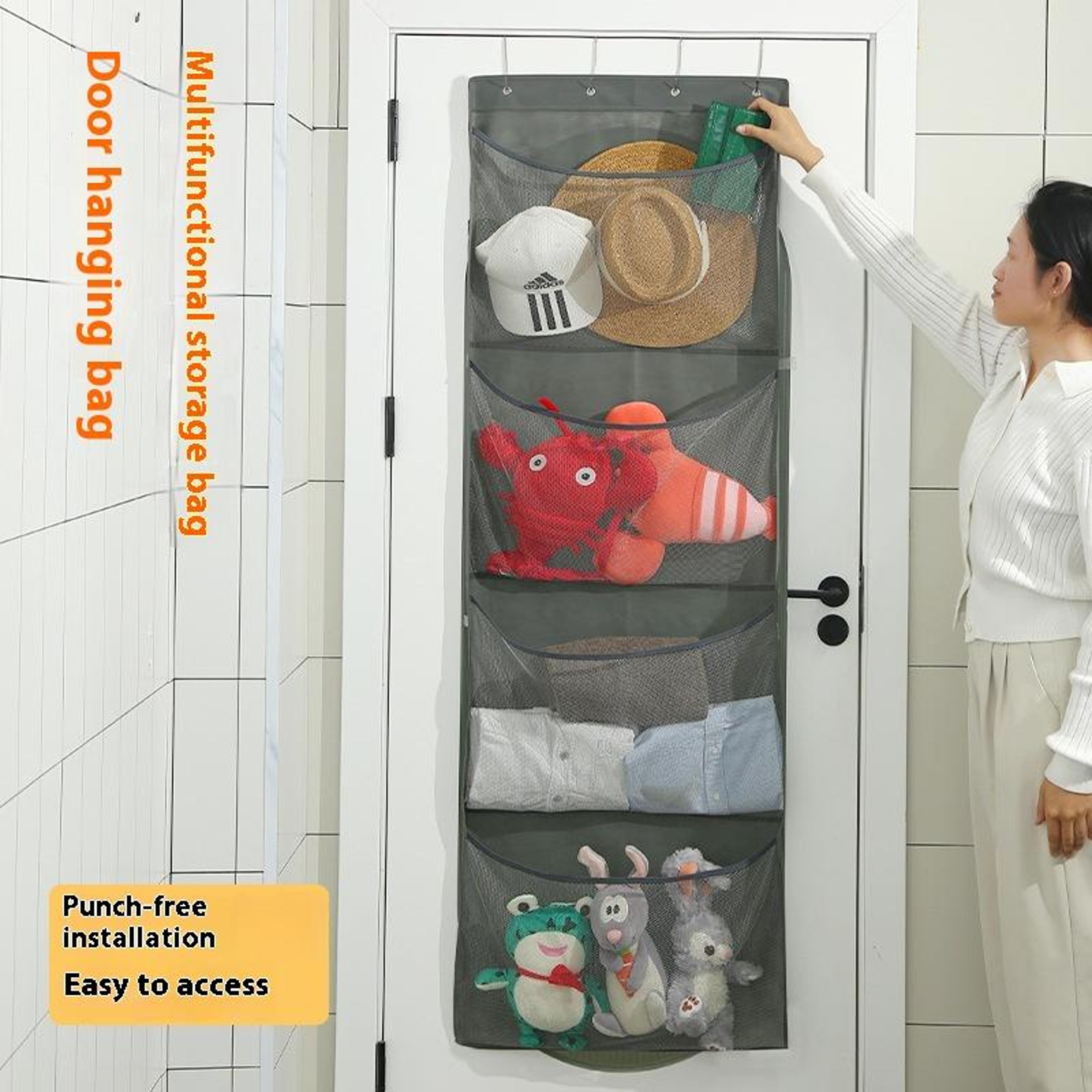 Over Door Organizer With Large Pockets Hanging Storage For Toys Clothes And Home Essentials 2