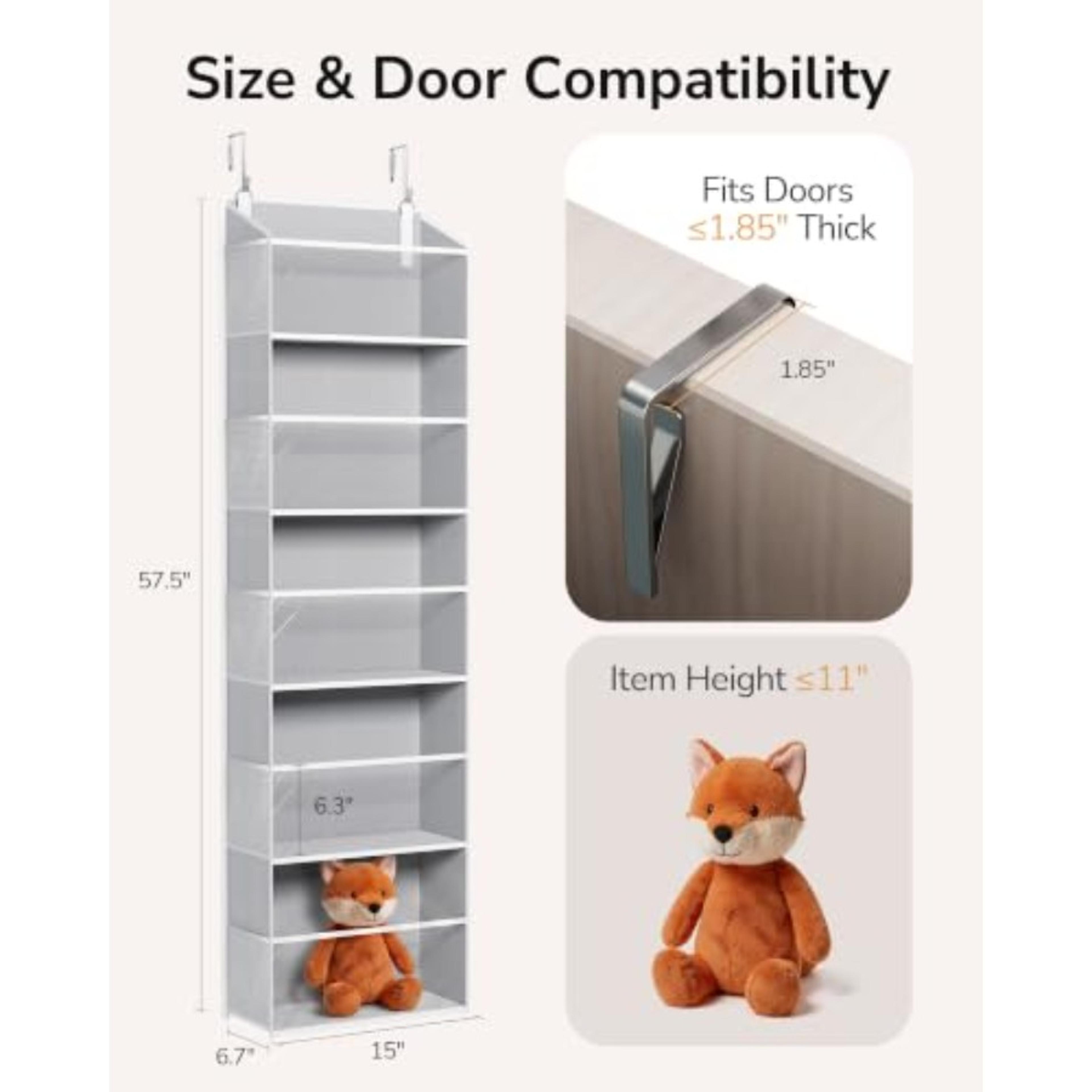 Stuffed Animal Organizer Over Door Large Plush Toy Storage Bag 5