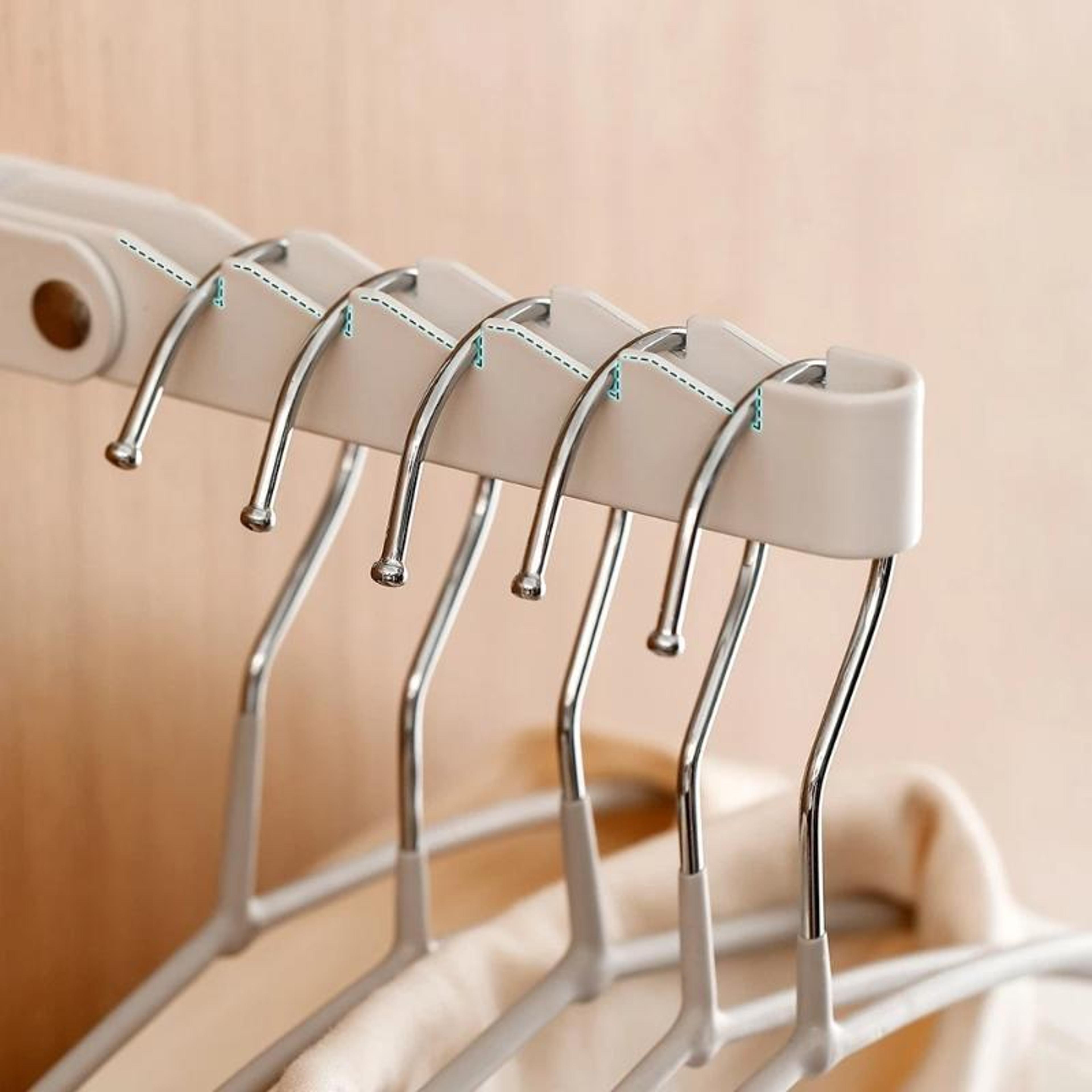 Foldable Over Door Hanger Rack No Drill Space Saving Organizer For Bedroom Bathroom Closet Storage 2