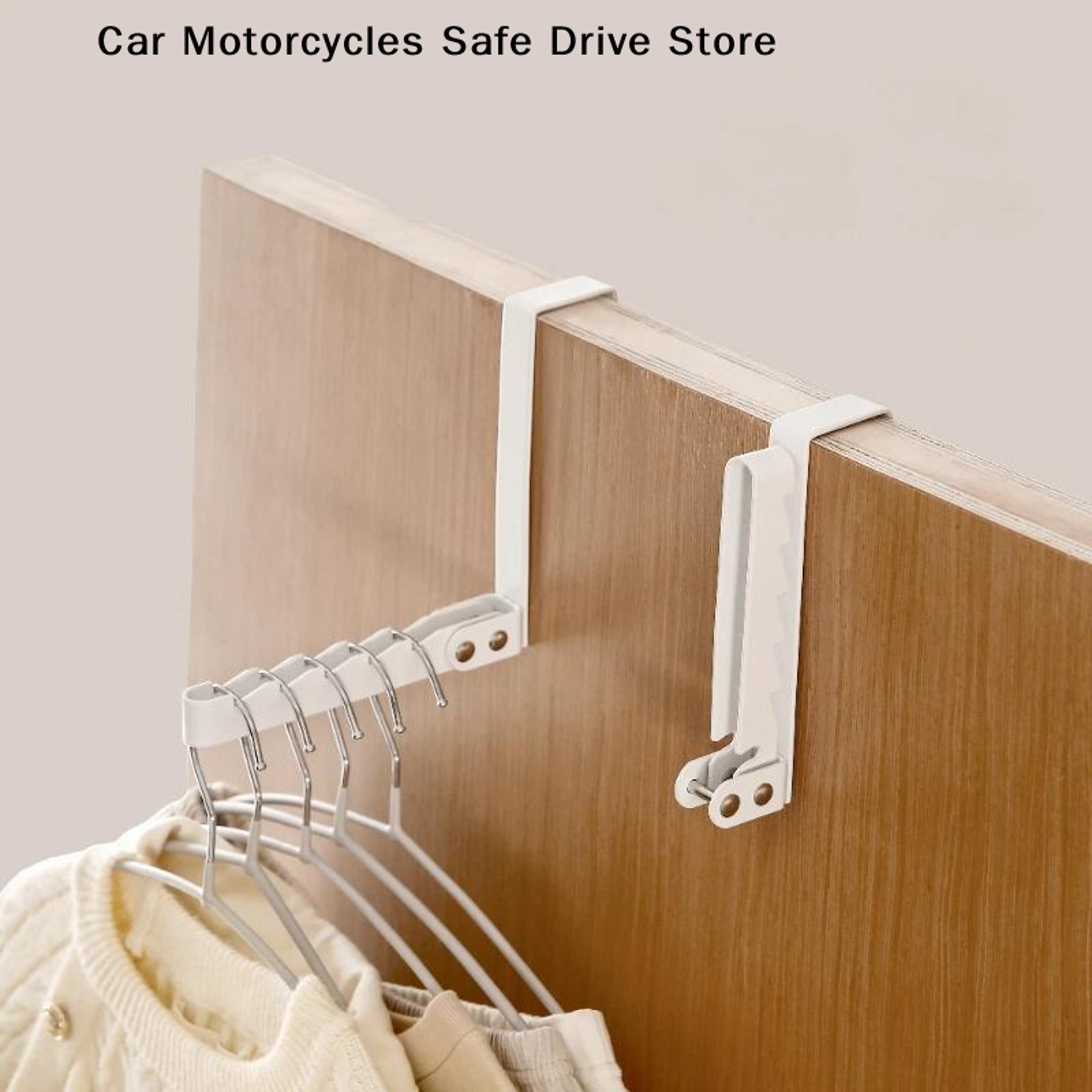 Foldable Over Door Hanger Rack No Drill Storage Organizer For Bedroom Bathroom Closet 1