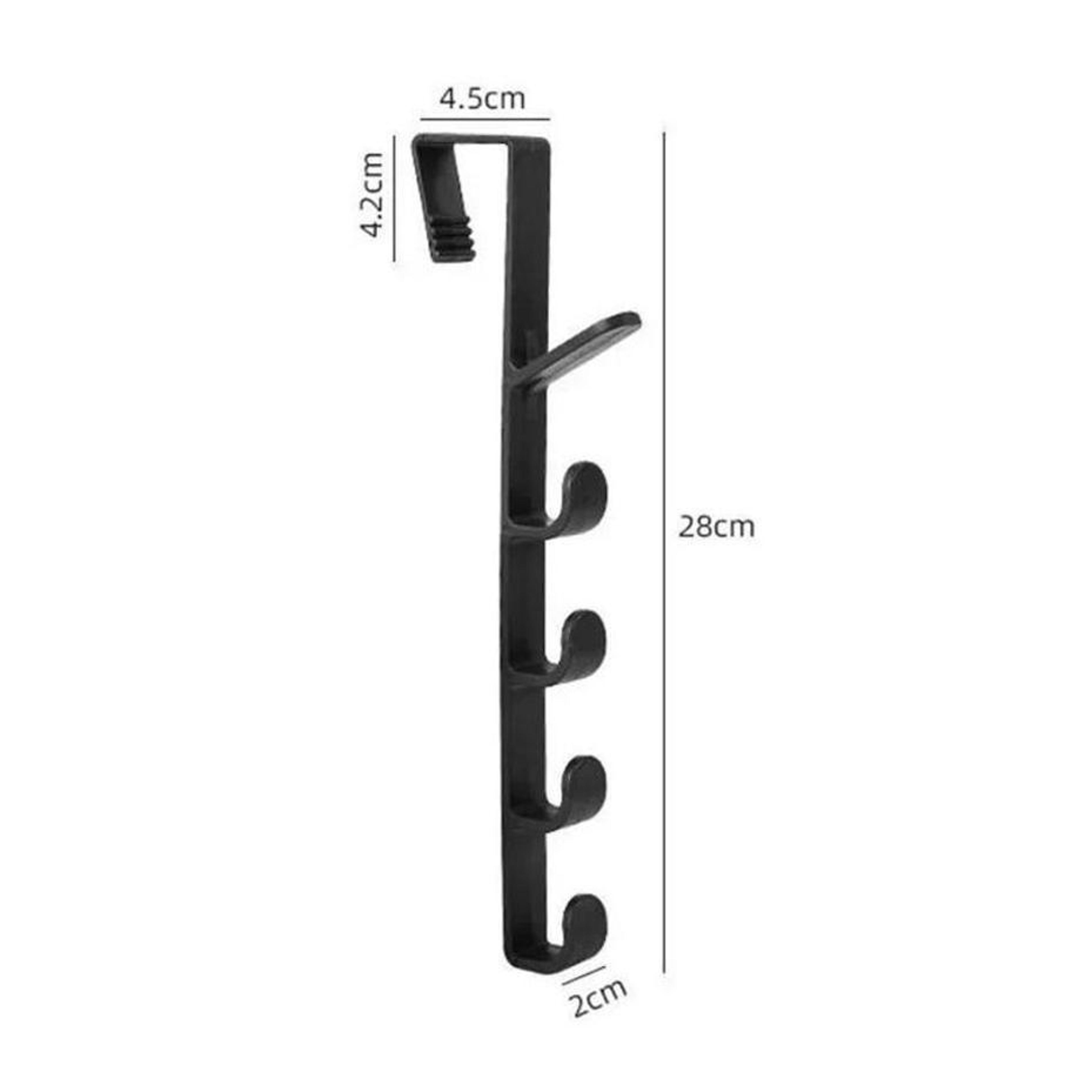 Over Door Hooks Clothes Hanging Rack Space Saving Storage Organizer For Bedroom Bags 5