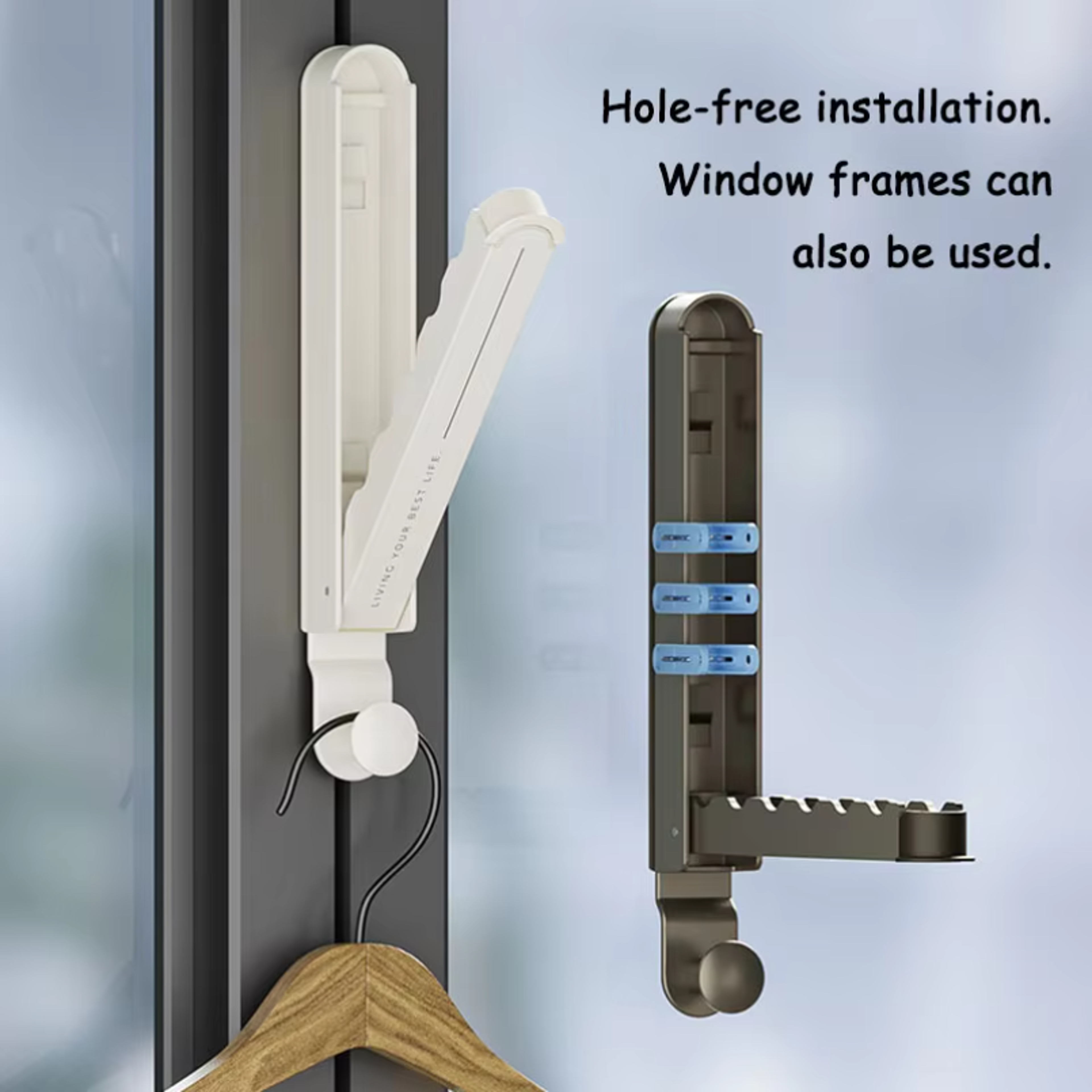 Folding Wall Hook Space Saving Adhesive Towel Hanger For Bathroom And Home 5
