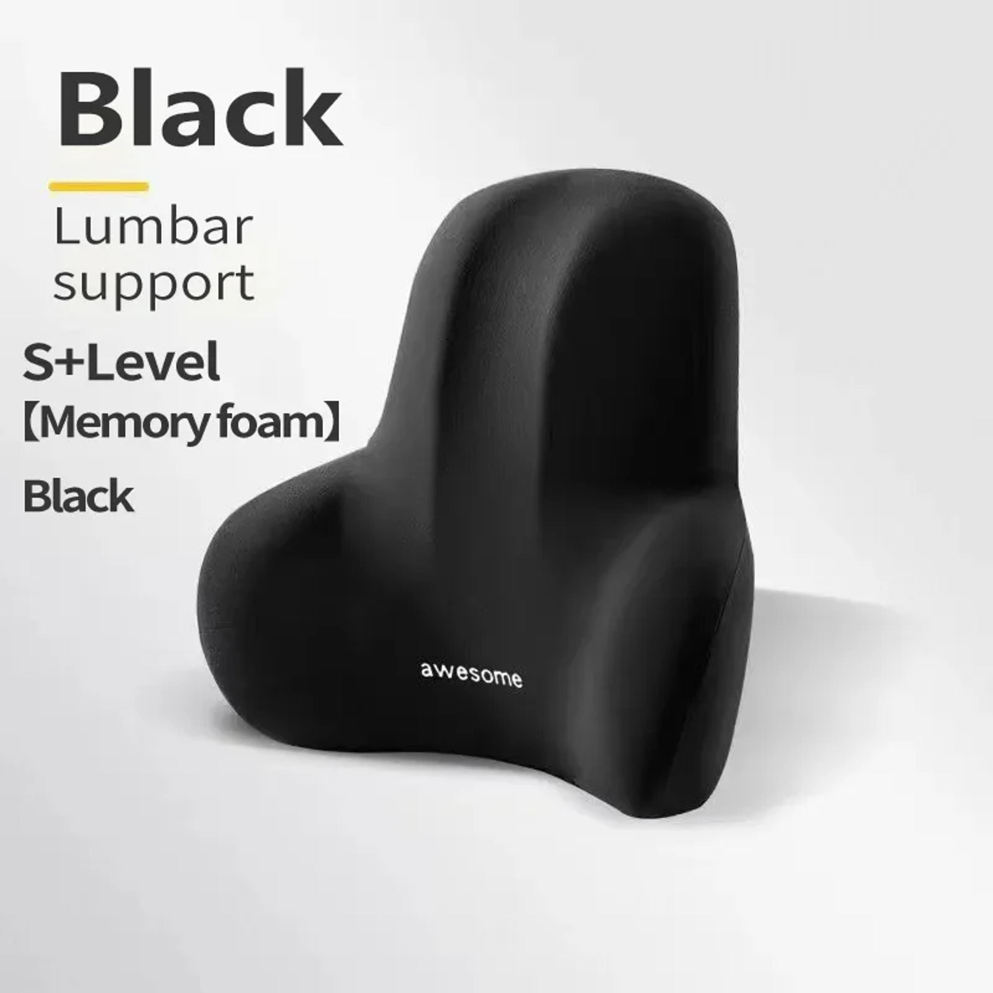 Memory Foam Lumbar Support Pillow Back Support Cushion For Car Office Gaming Chair 5
