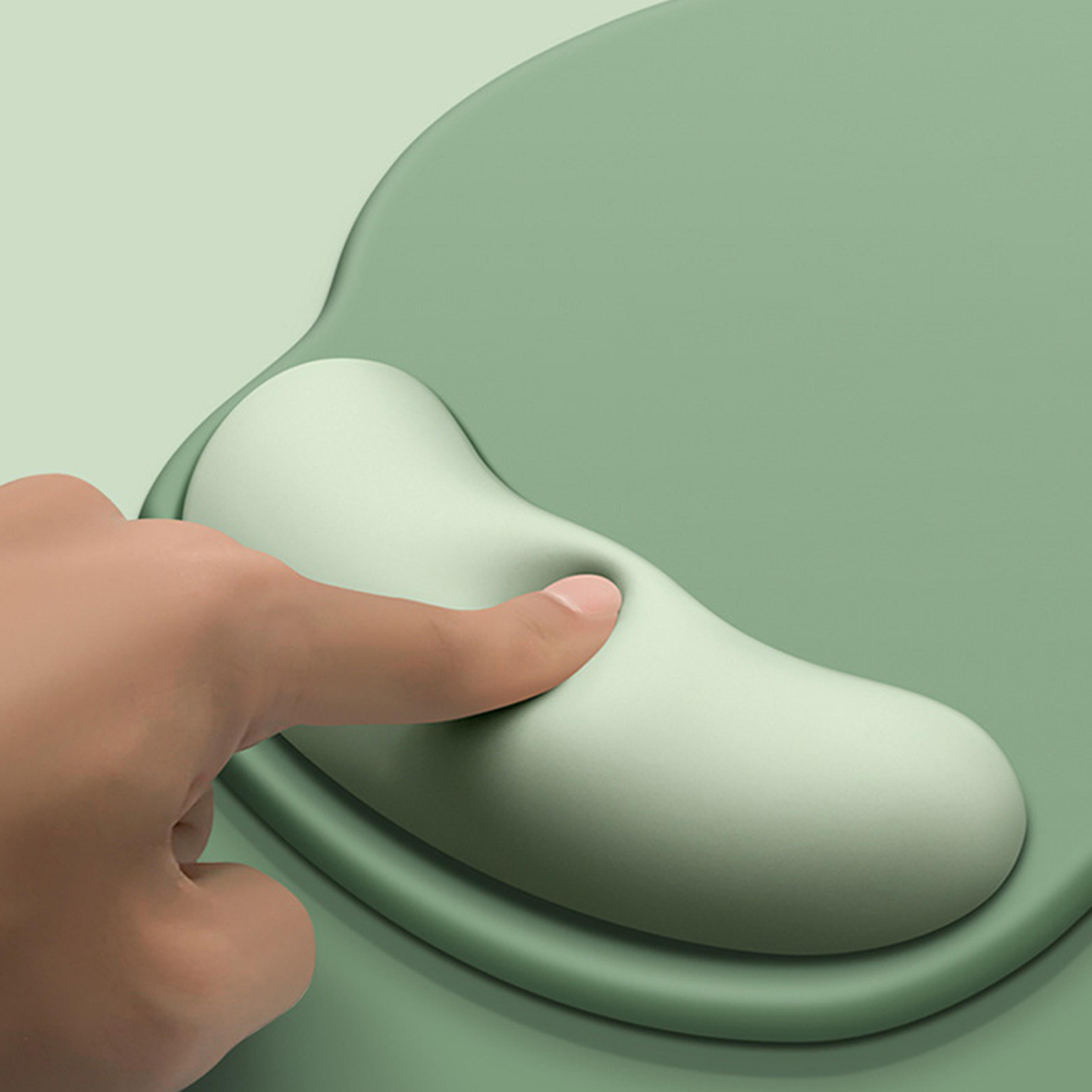 Gradient Ergonomic Mouse Pad With Wrist Support Non Slip Soft Computer Mat 1