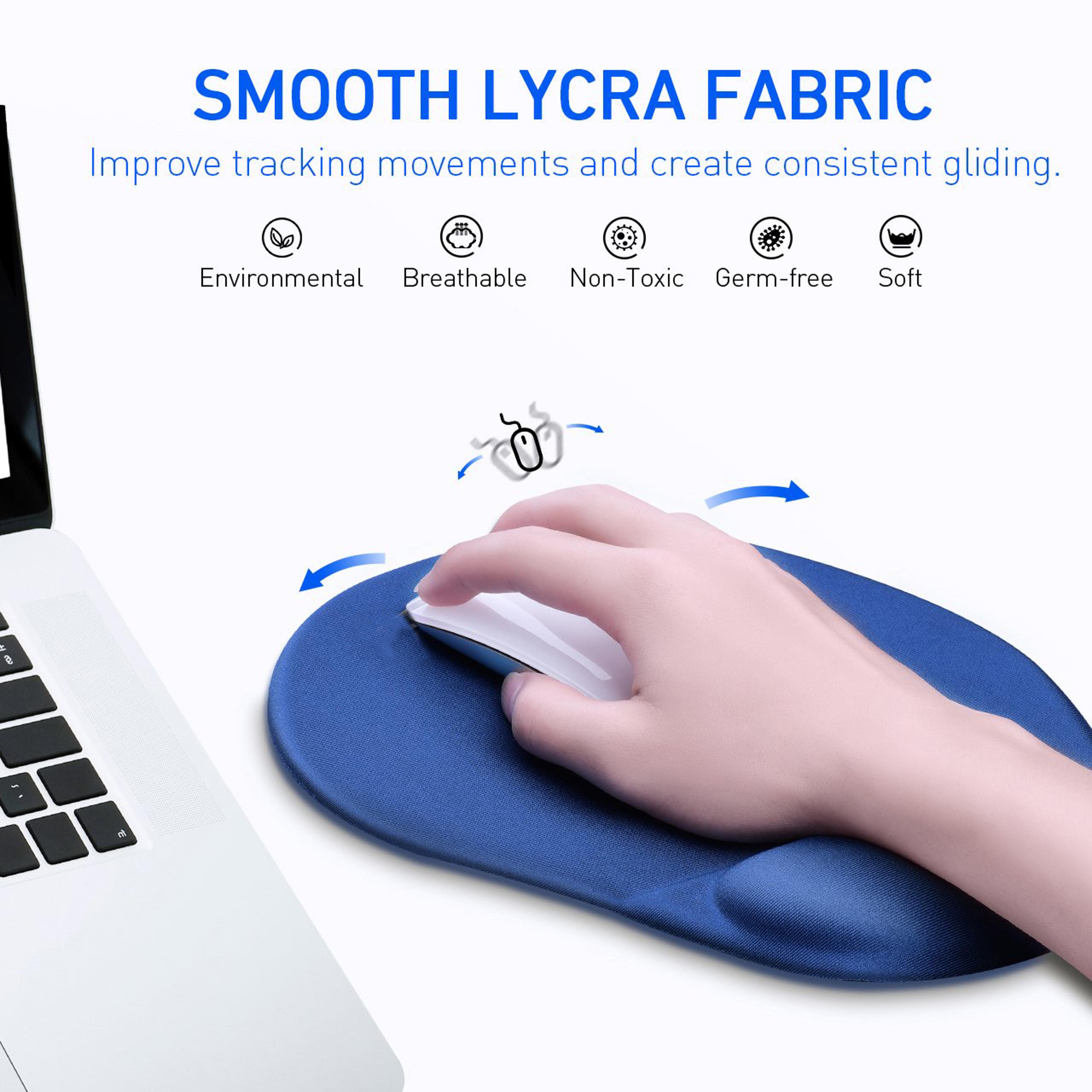 Ergonomic Gaming Mouse Pad With Wrist Rest For Comfortable Desk Setup 1