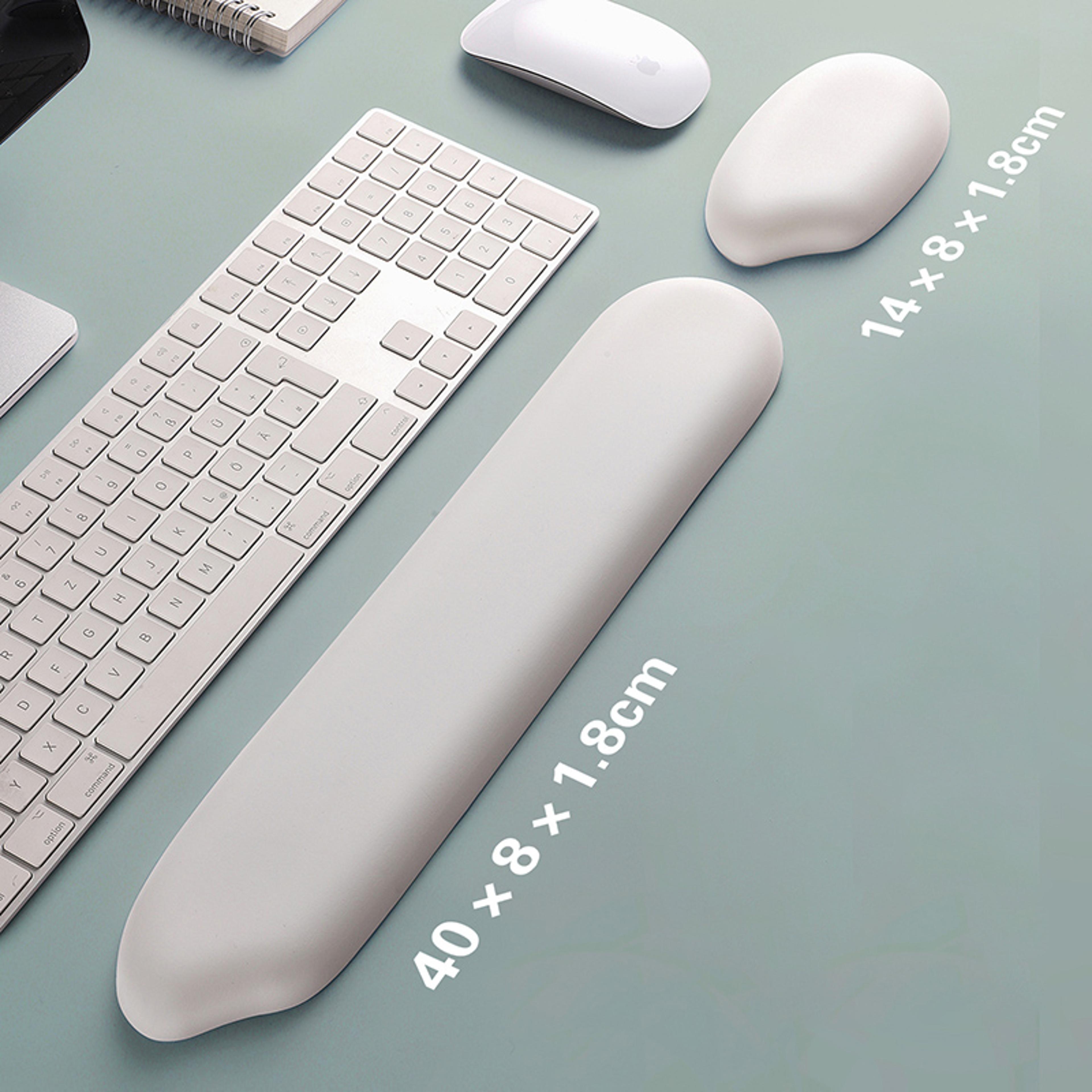 Ergonomic Silicone Wrist Rest Keyboard Hand Support Cushion For Comfortable Typing And Gaming 5