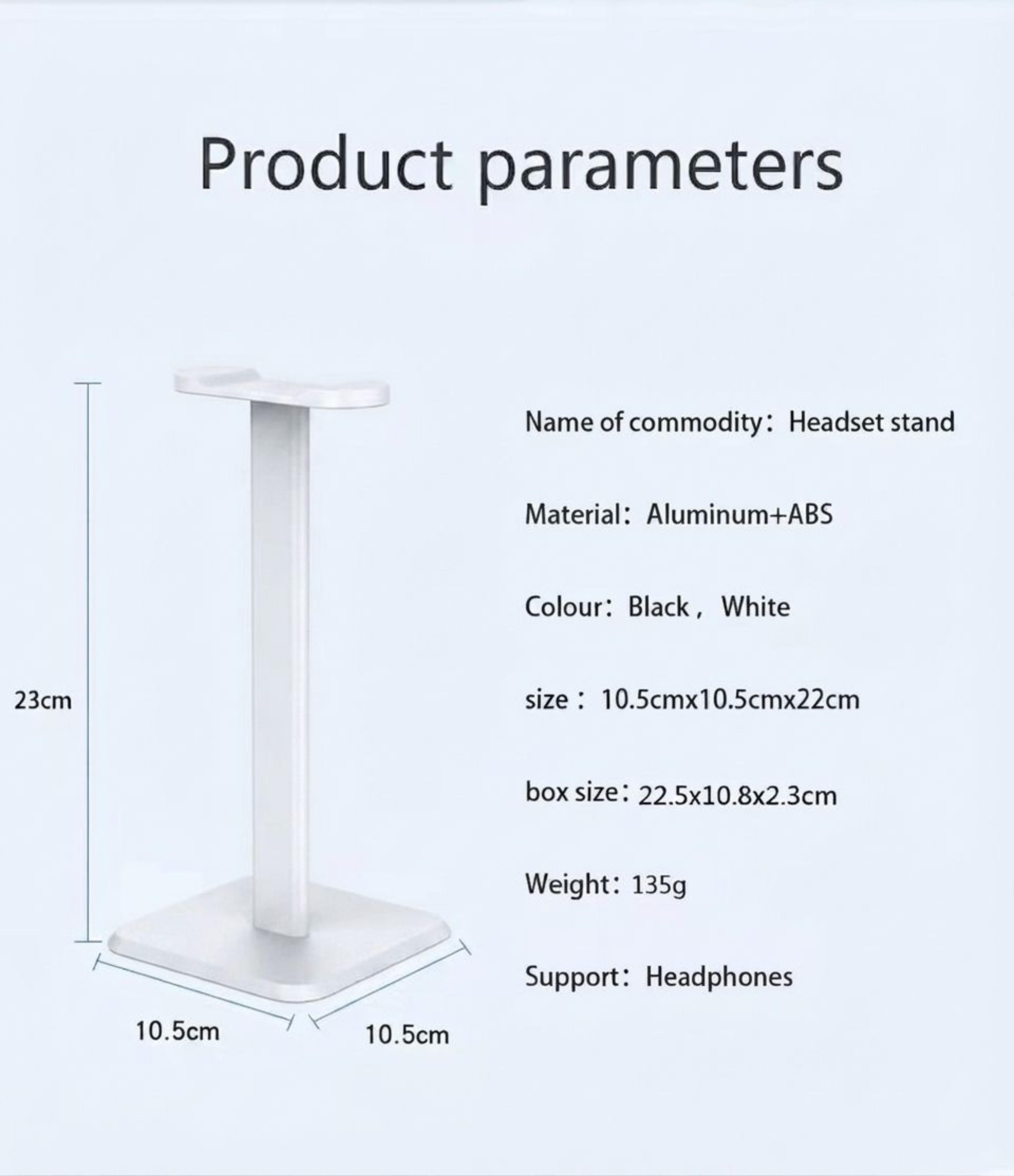 Bluetooth Headphone Stand Holder Desk Rack For Gaming Setup And Earphone Storage 5