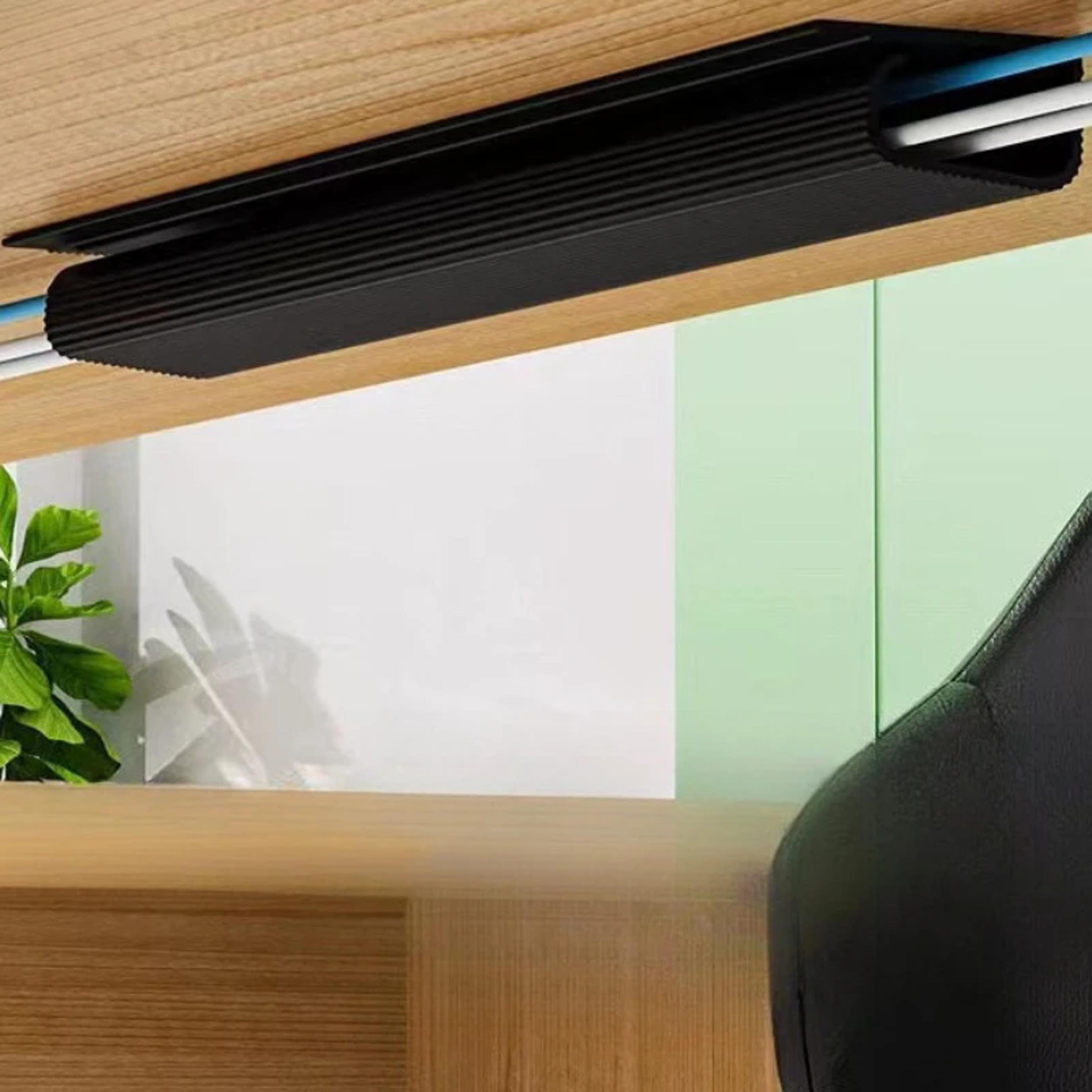 Under Desk Cable Organizer Adhesive Cable Management Raceway 0