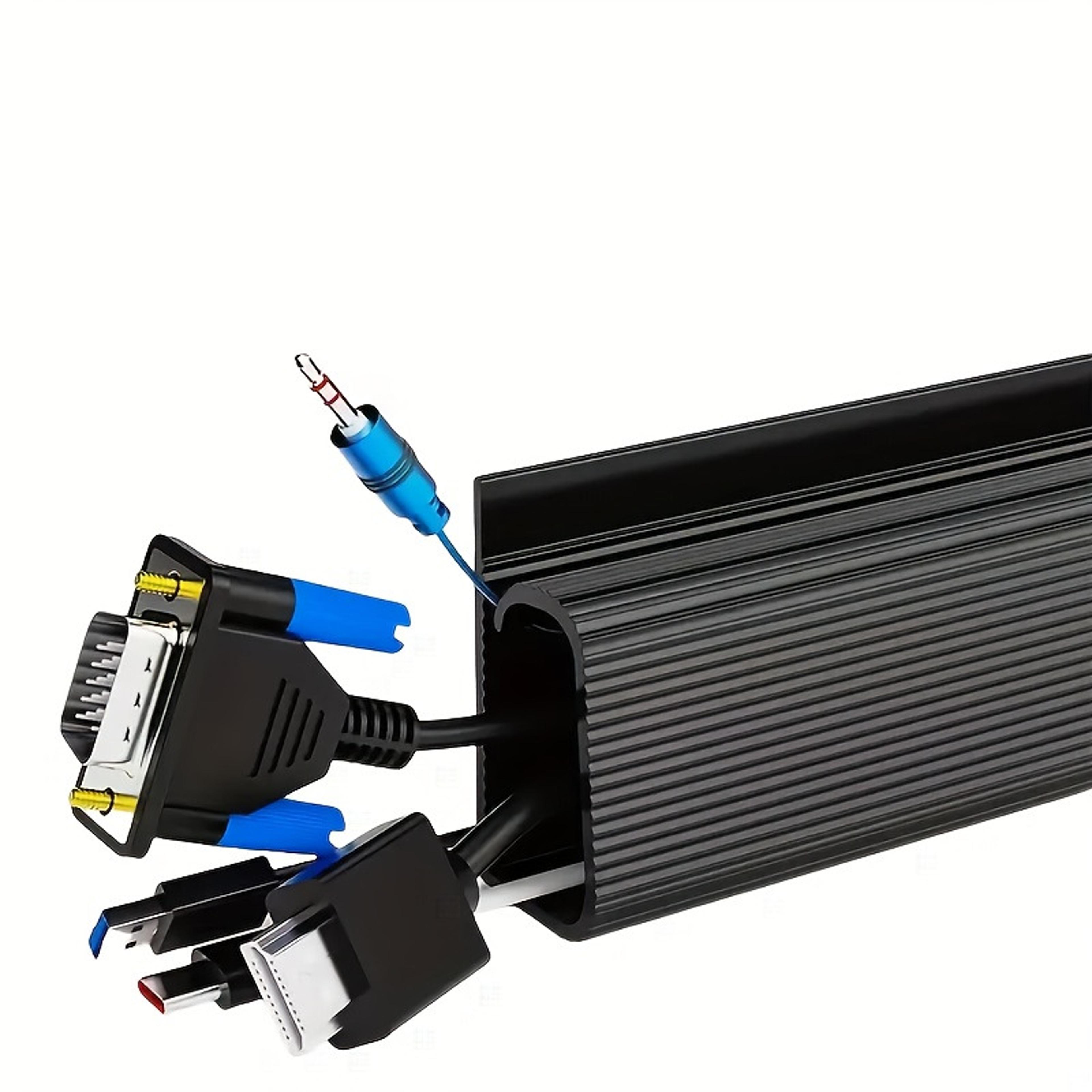 Under Desk Cable Organizer Adhesive Cable Management Raceway 6