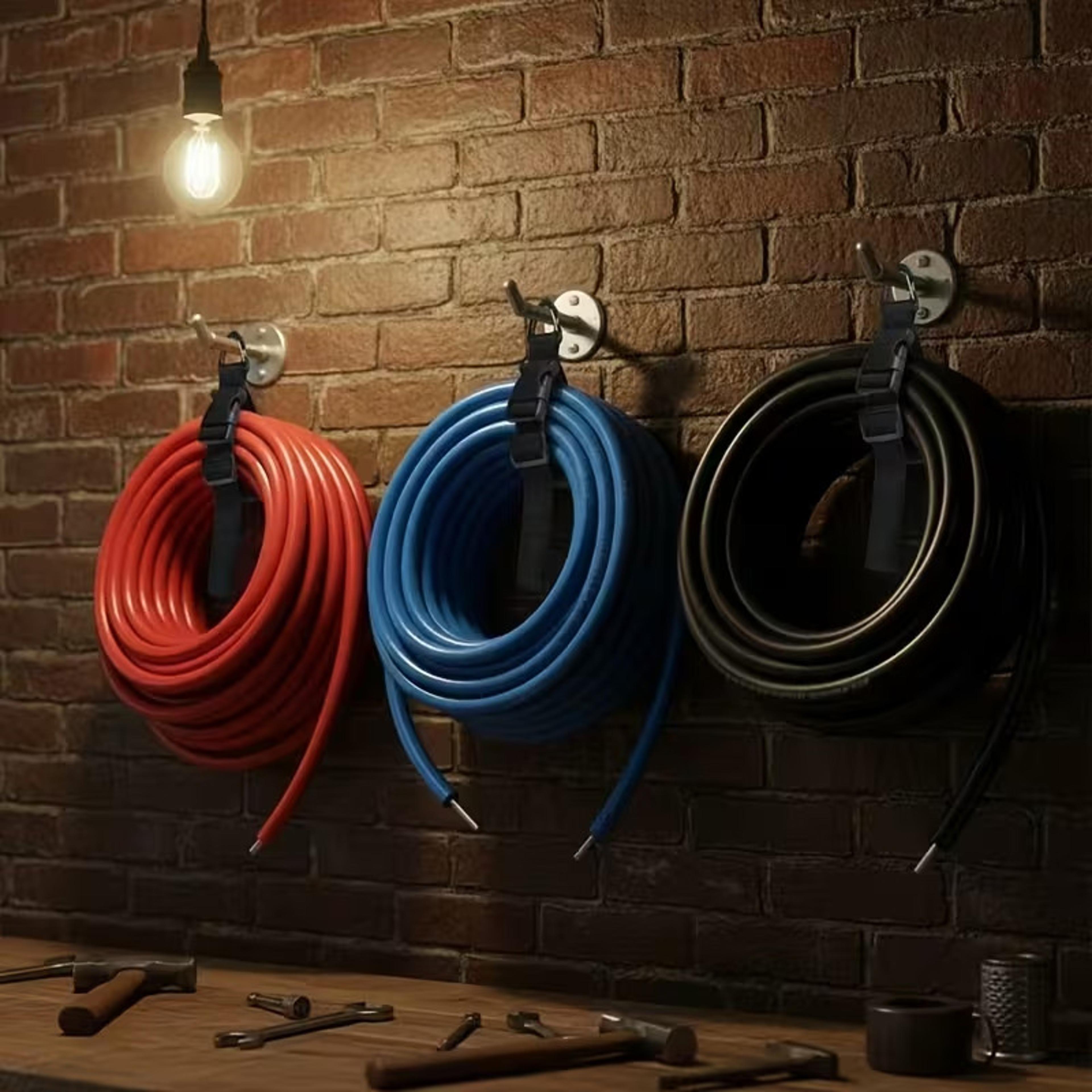 Adjustable Extension Cord Organizer Strap Heavy Duty Cable Storage Holder For Garage 4