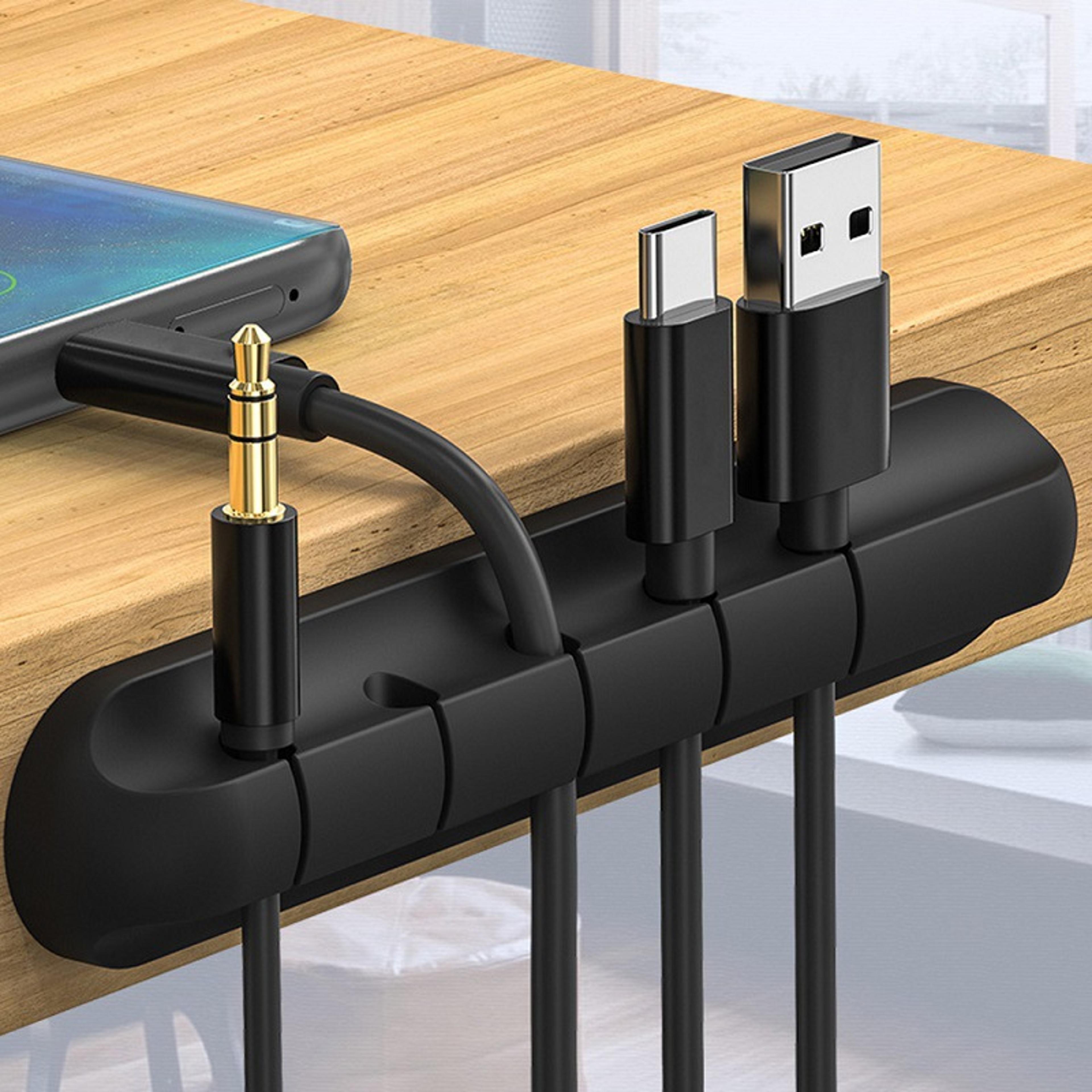 Clips Cable Management Organizer Silicone Self Adhesive Cable Holder For Desk And Office 1
