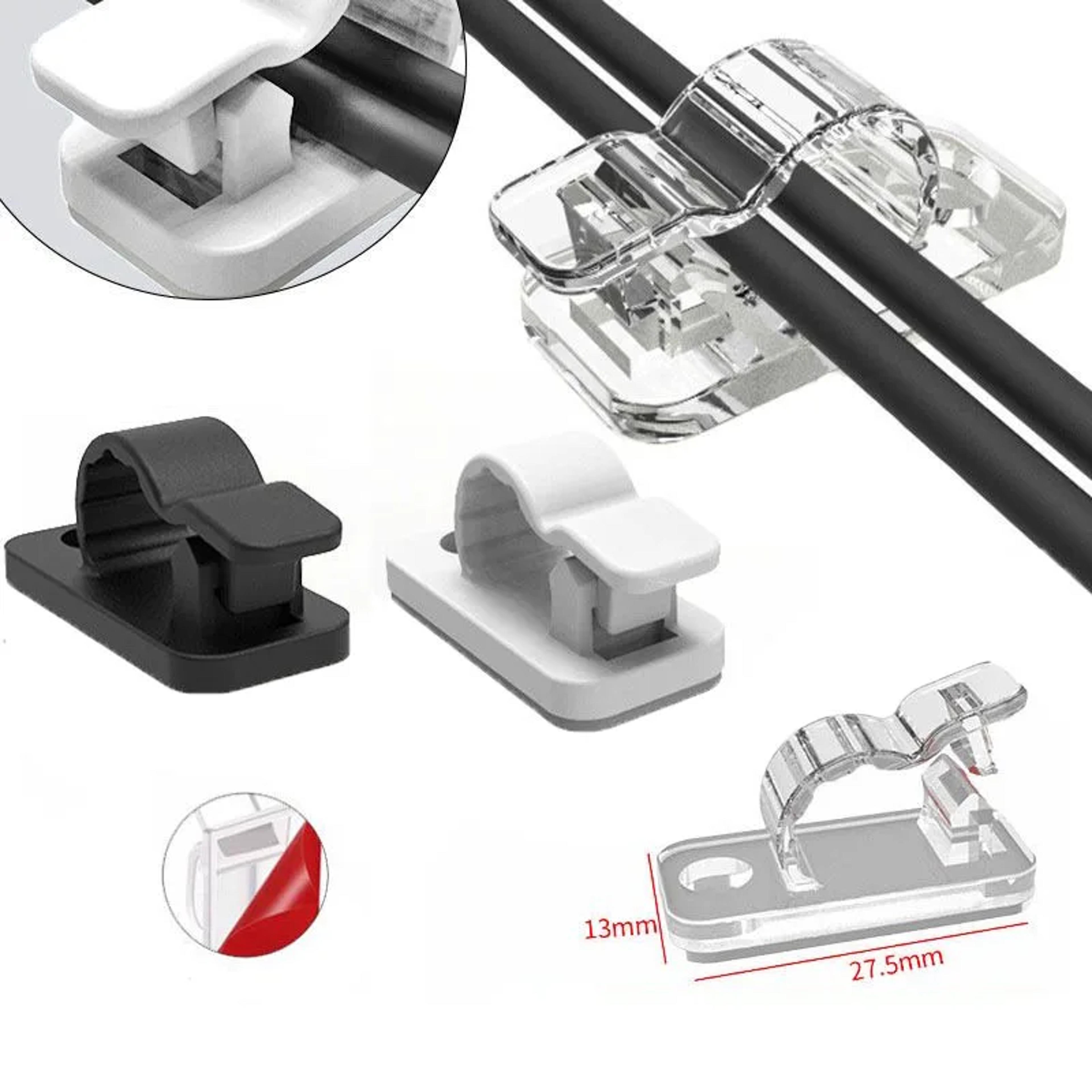 Cable Organizer Clips For Desk And Wall Mounted Cord Management Holder 3