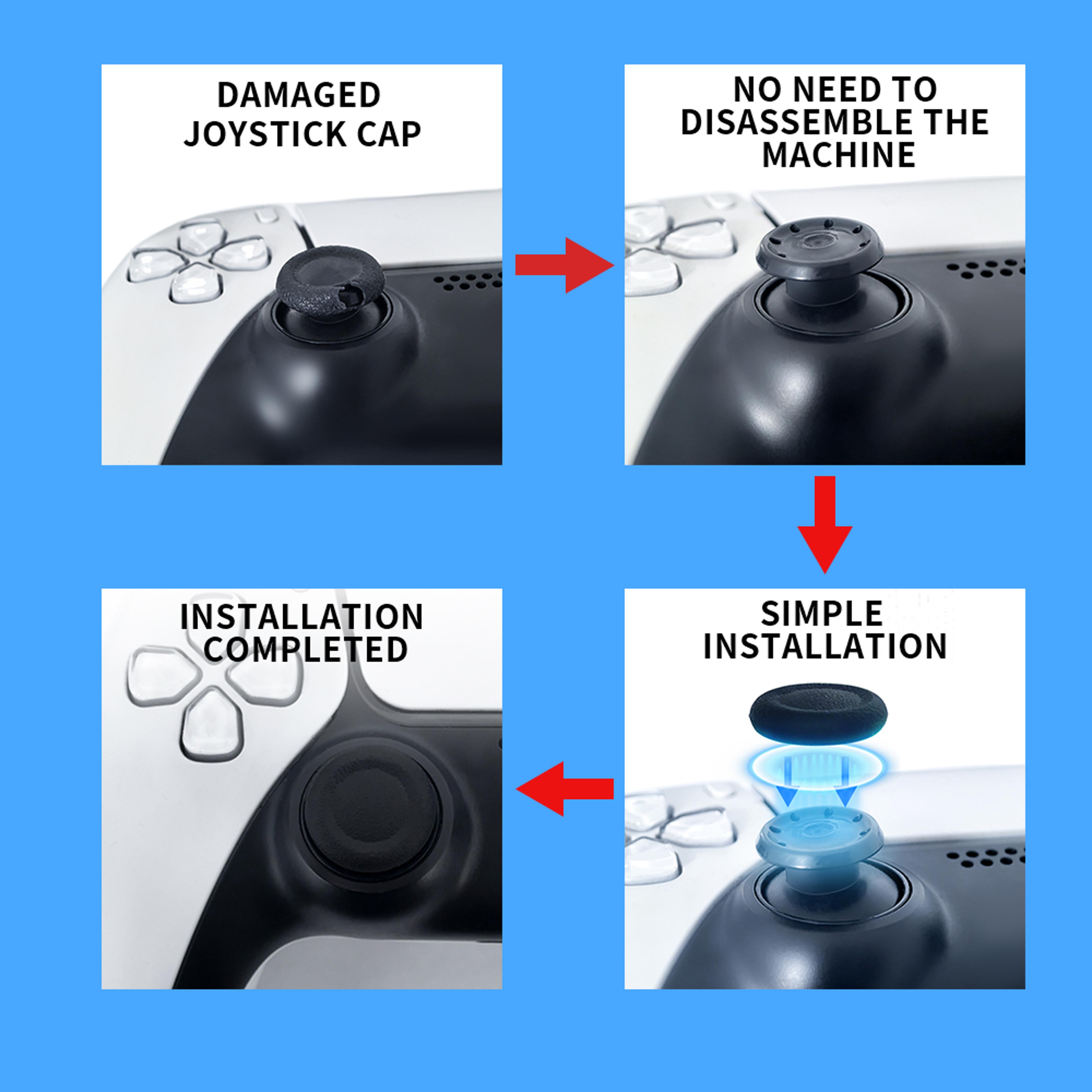 Joystick Replacement Caps Thumbstick Grip Covers 2