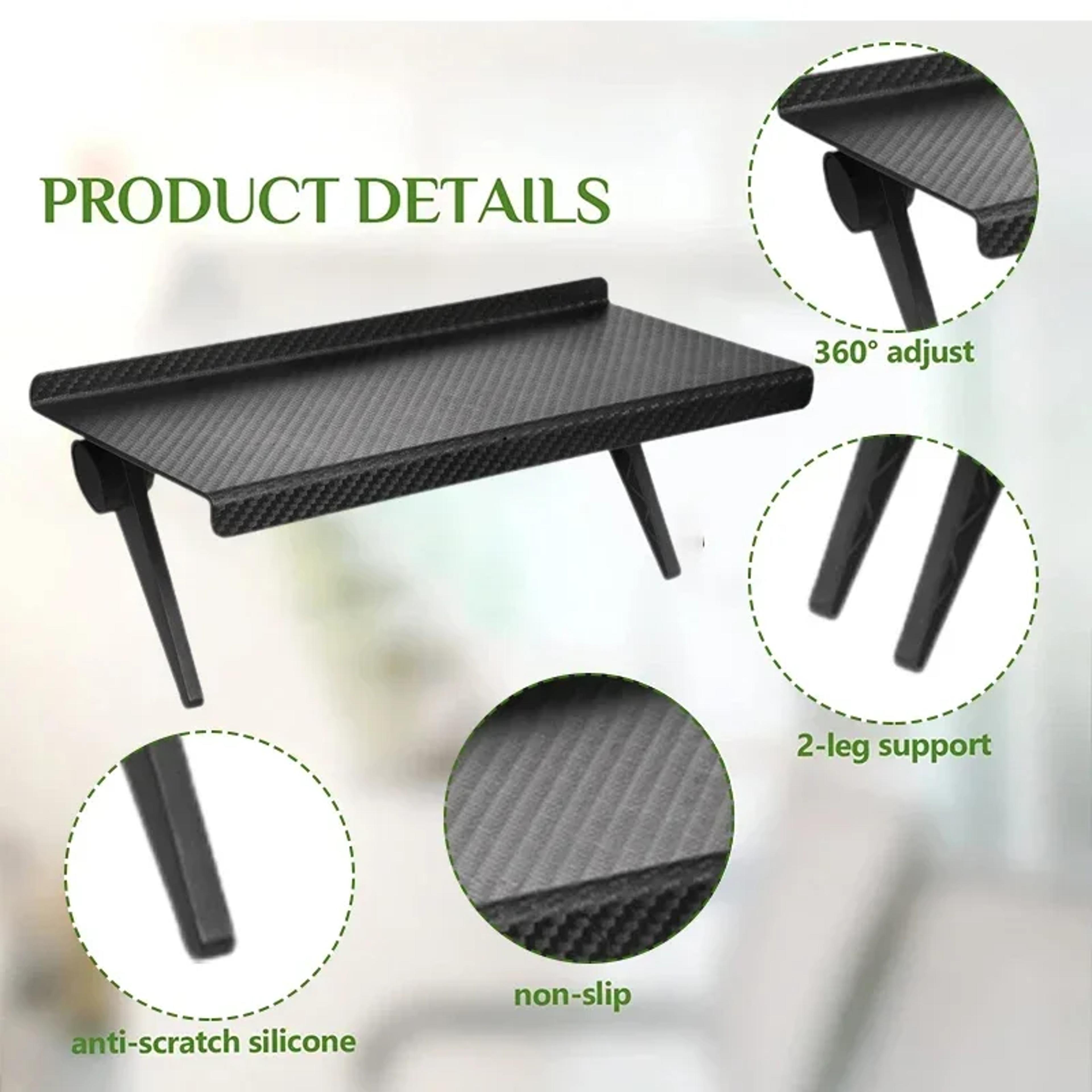 Adjustable TV Screen Top Shelf Monitor Stand Storage Rack Organizer 1