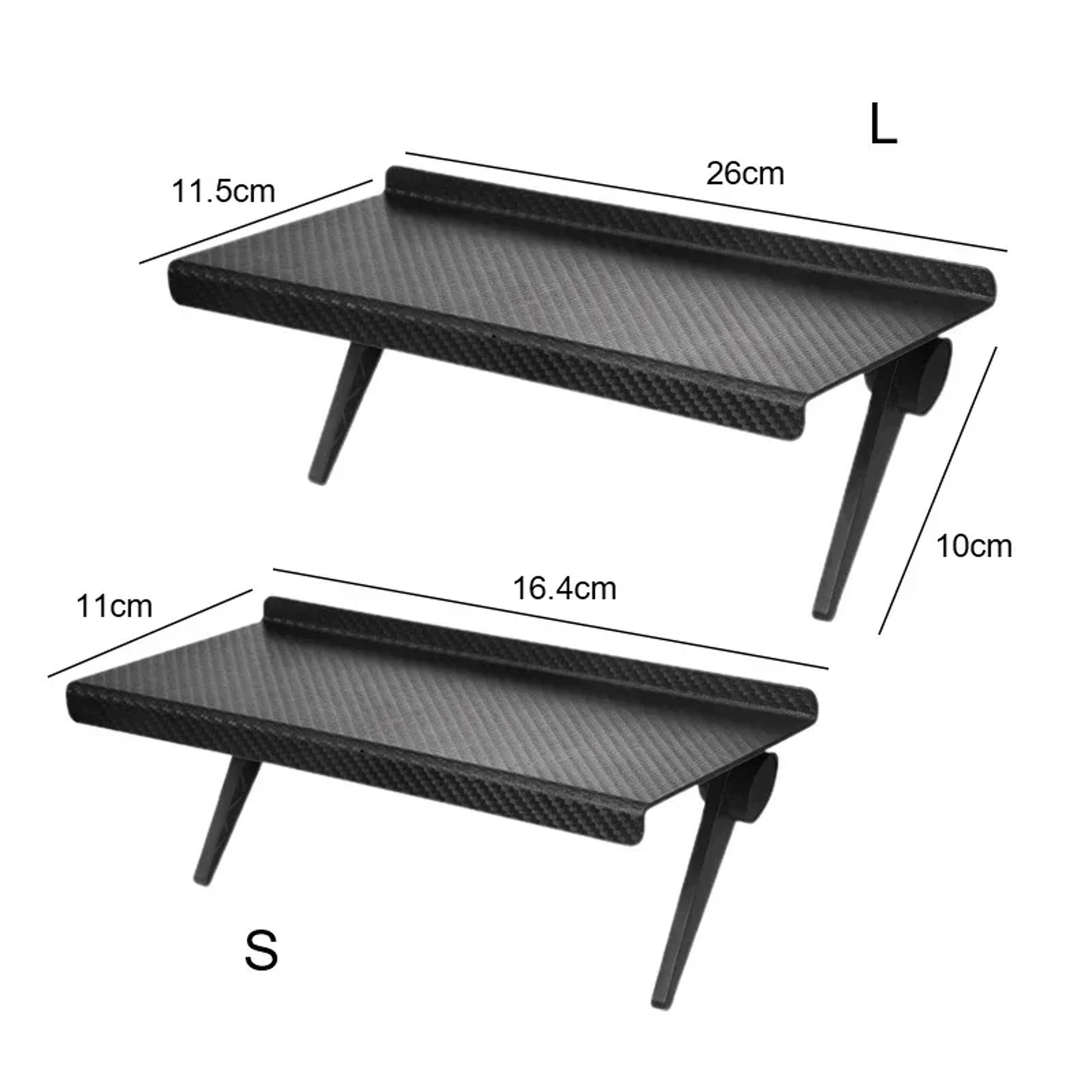 Adjustable TV Screen Top Shelf Monitor Stand Storage Rack Organizer 5