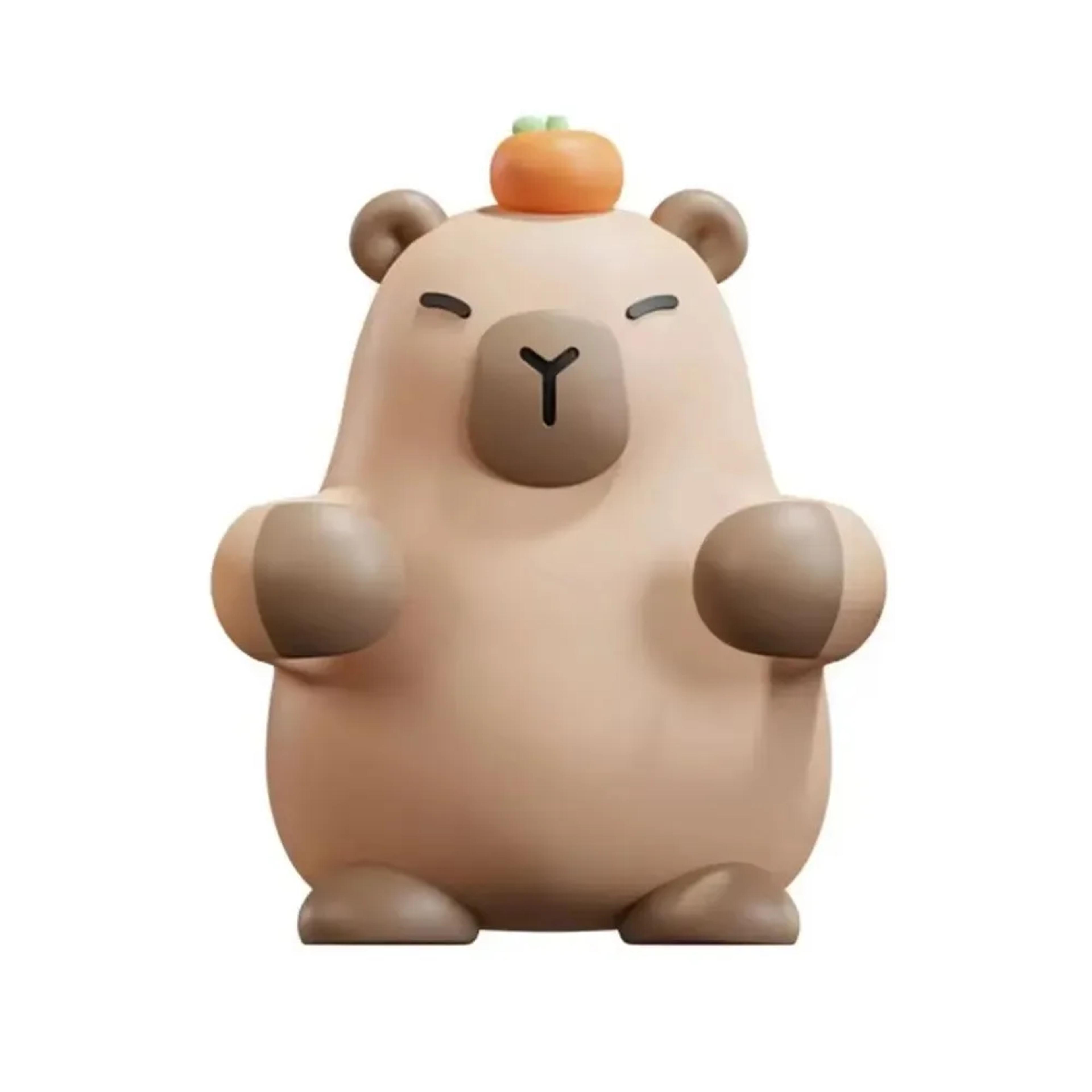 Capybara Toothbrush Holder Bathroom Storage Rack With Drainage Design 6