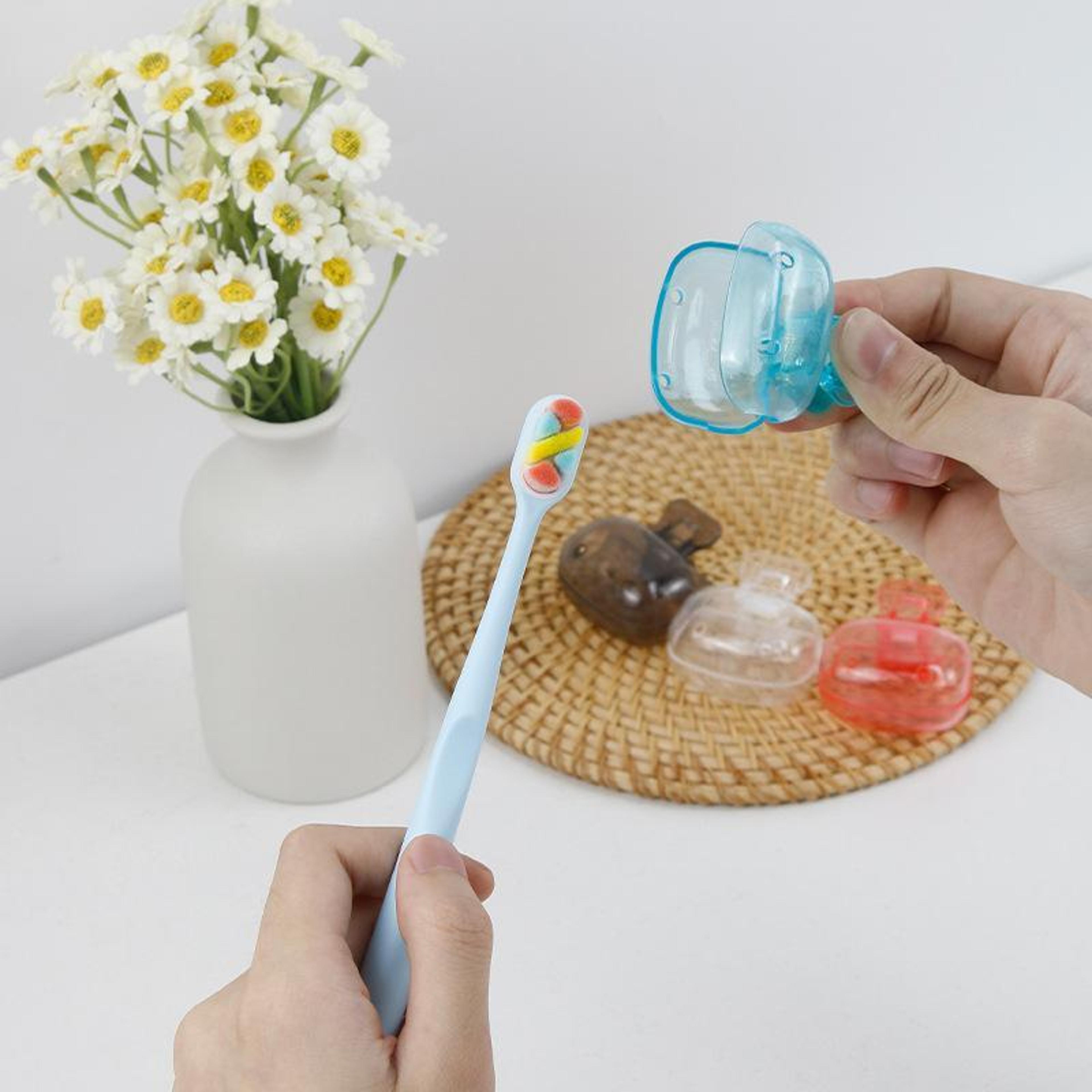 Portable Toothbrush Holder Case Protective Travel Brush Cap For Clean On The Go Storage 1
