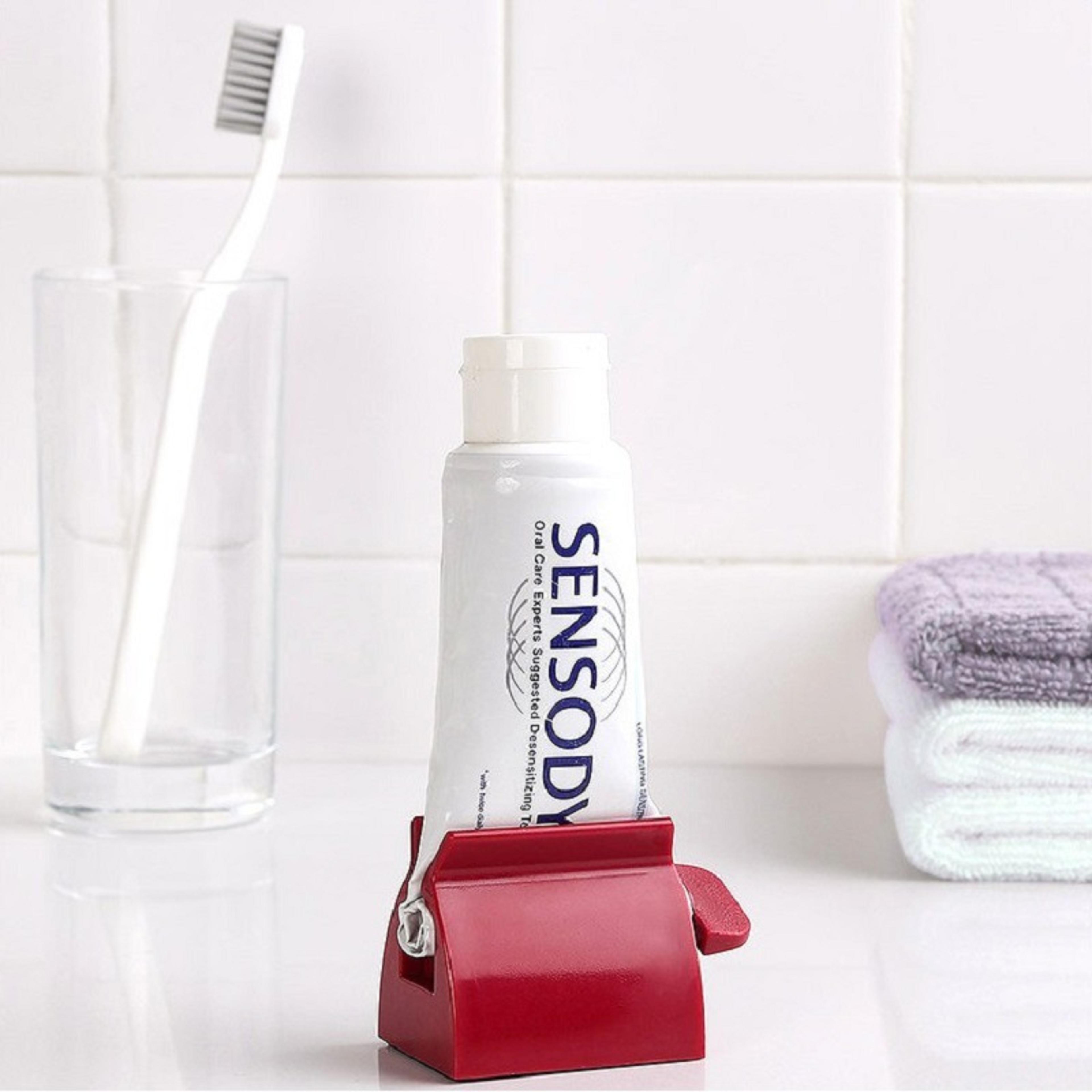Rolling Toothpaste Dispenser Automatic Squeezer Hygienic Bathroom Toothpaste Holder 1