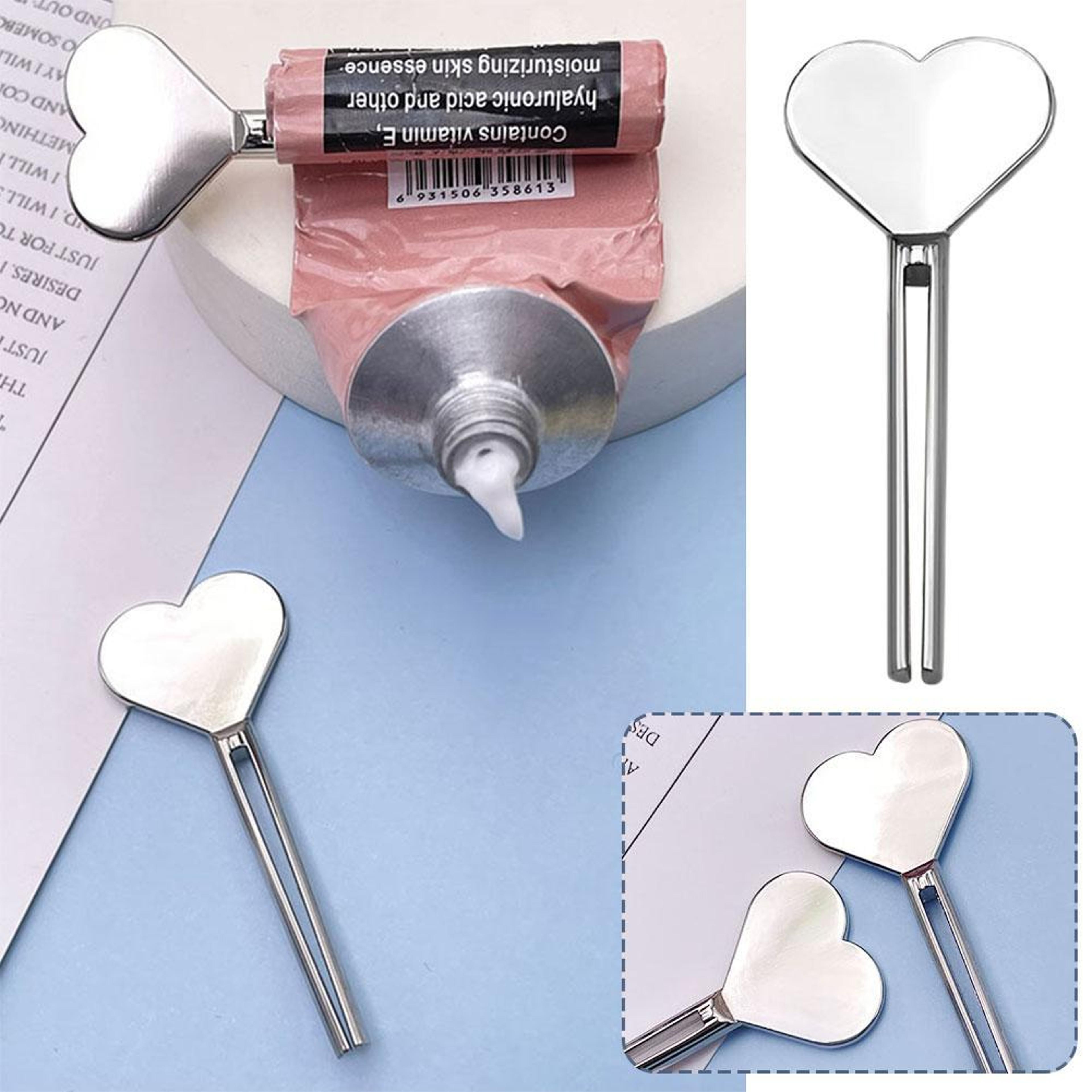 Steel Toothpaste Squeezer Tube Roller Press Bathroom Toothpaste Dispenser Saver 2