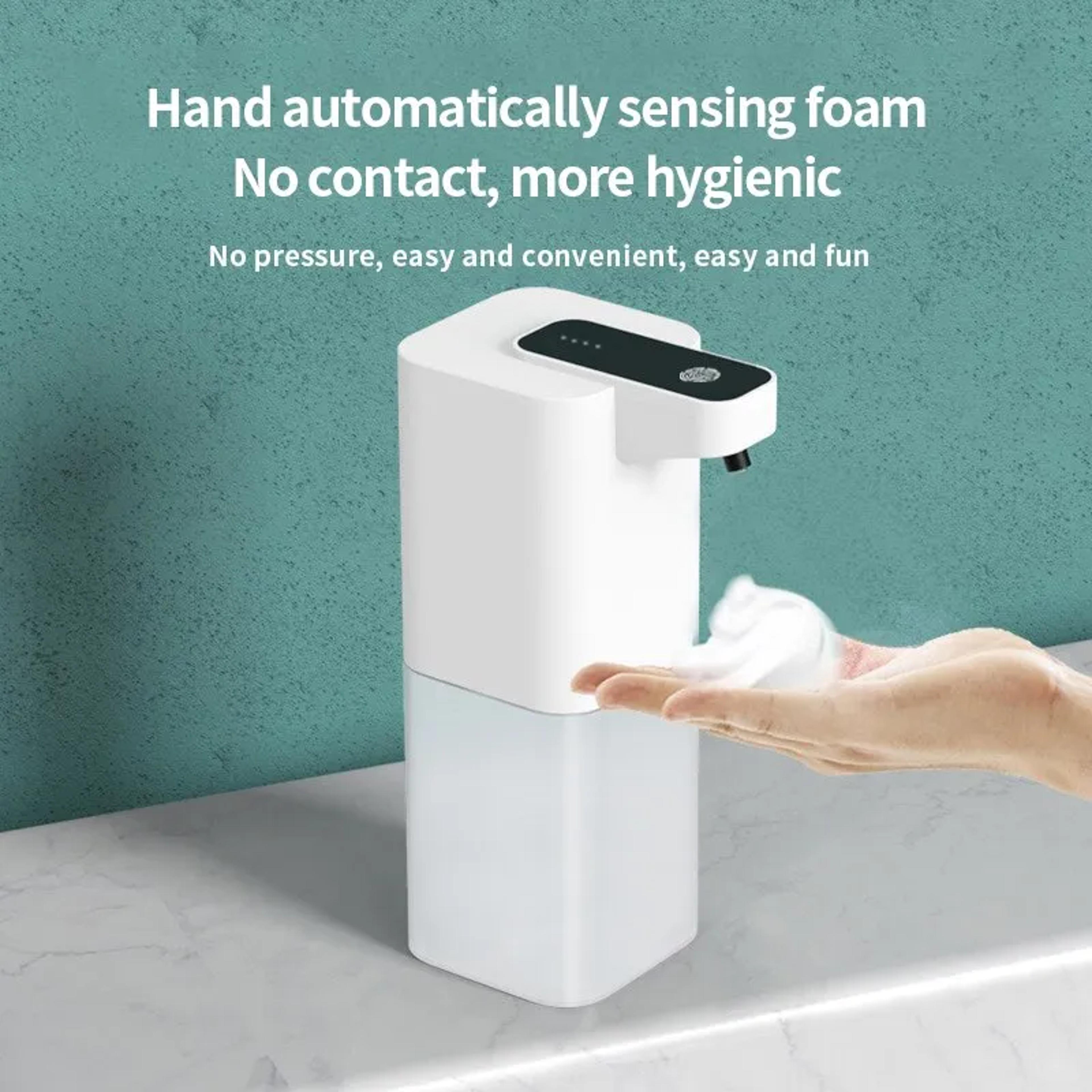 Automatic Foaming Soap Dispenser USB Rechargeable Touchless Hand Free Soap Dispenser For Bathroom K 2