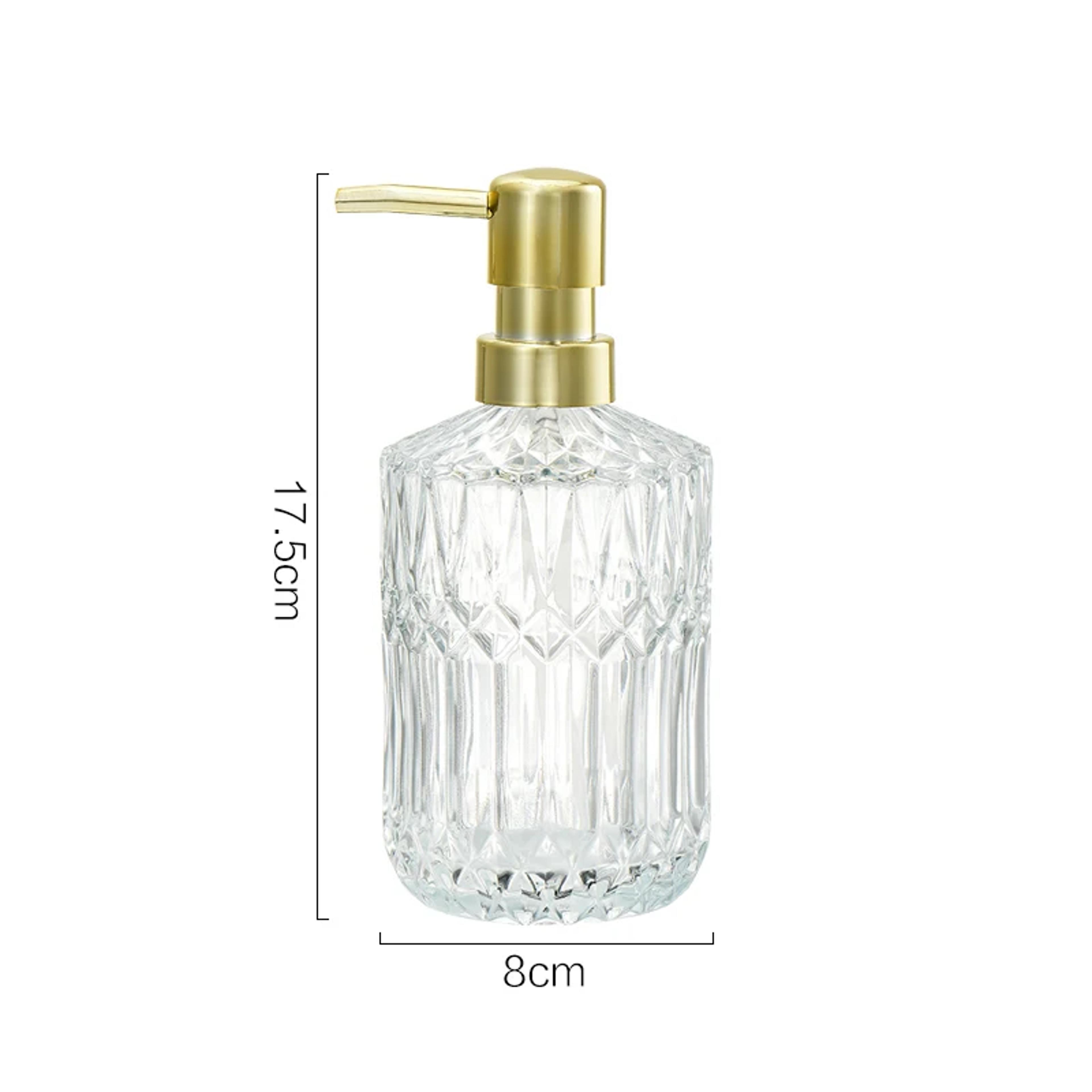 Elegant Glass Lotion Dispenser Bottle For Hotel Spa Bathroom Shower Gel And Hand Sanitizer Storage 4