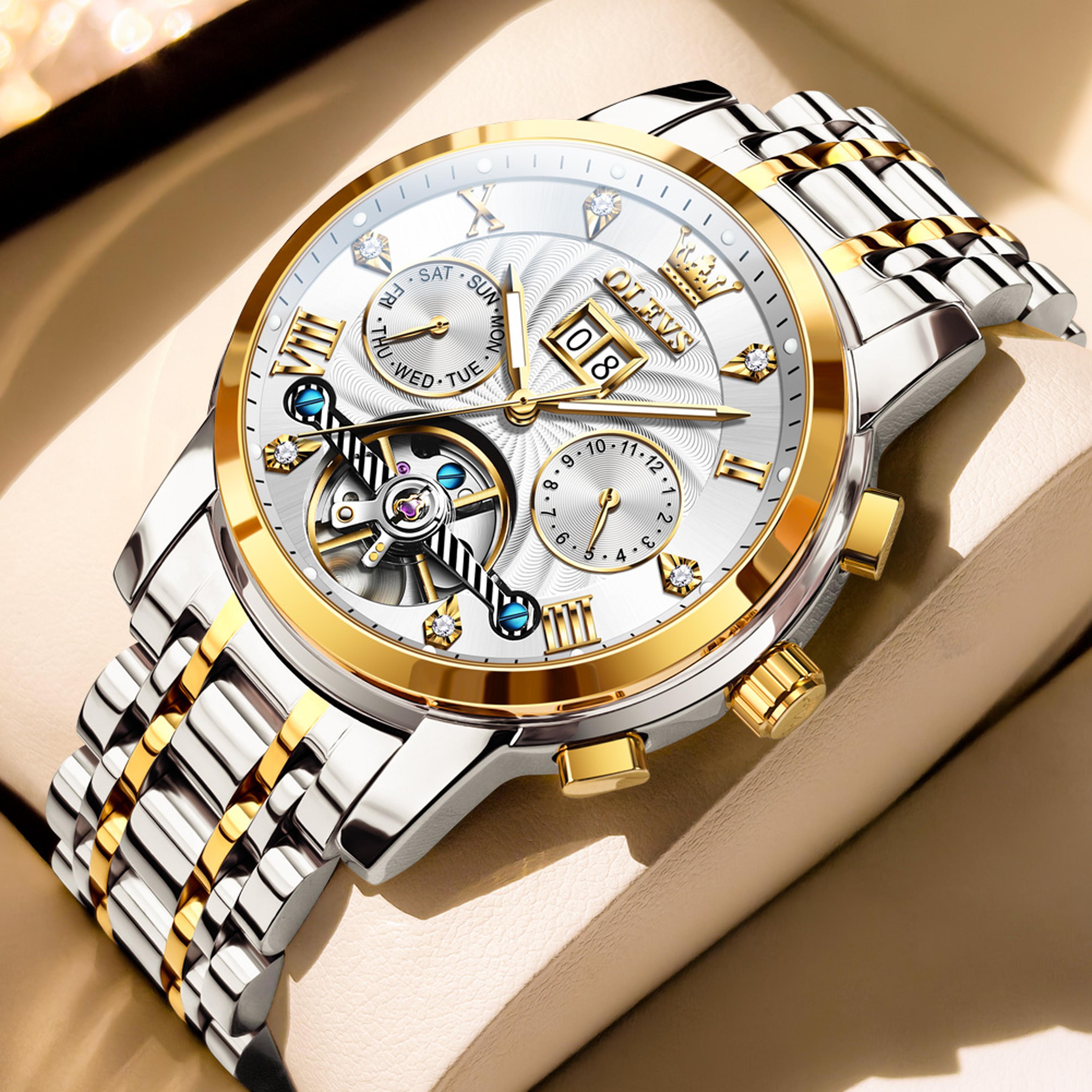 Automatic Mechanical Watch For Men With Skeleton Dial And Luminous Display 8