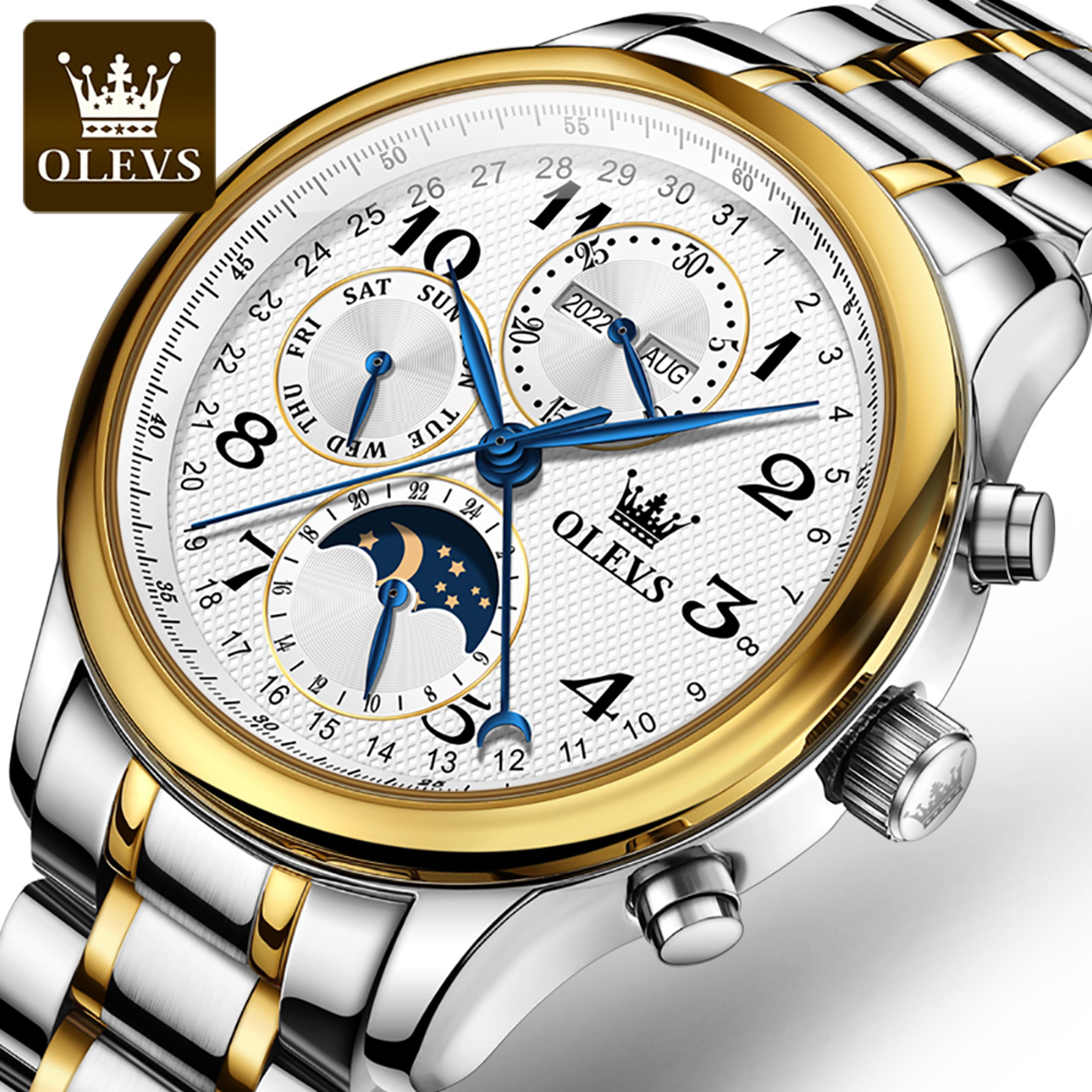 Luxury Automatic Mechanical Chronograph Watch For Men With Waterproof Self Wind Design 5