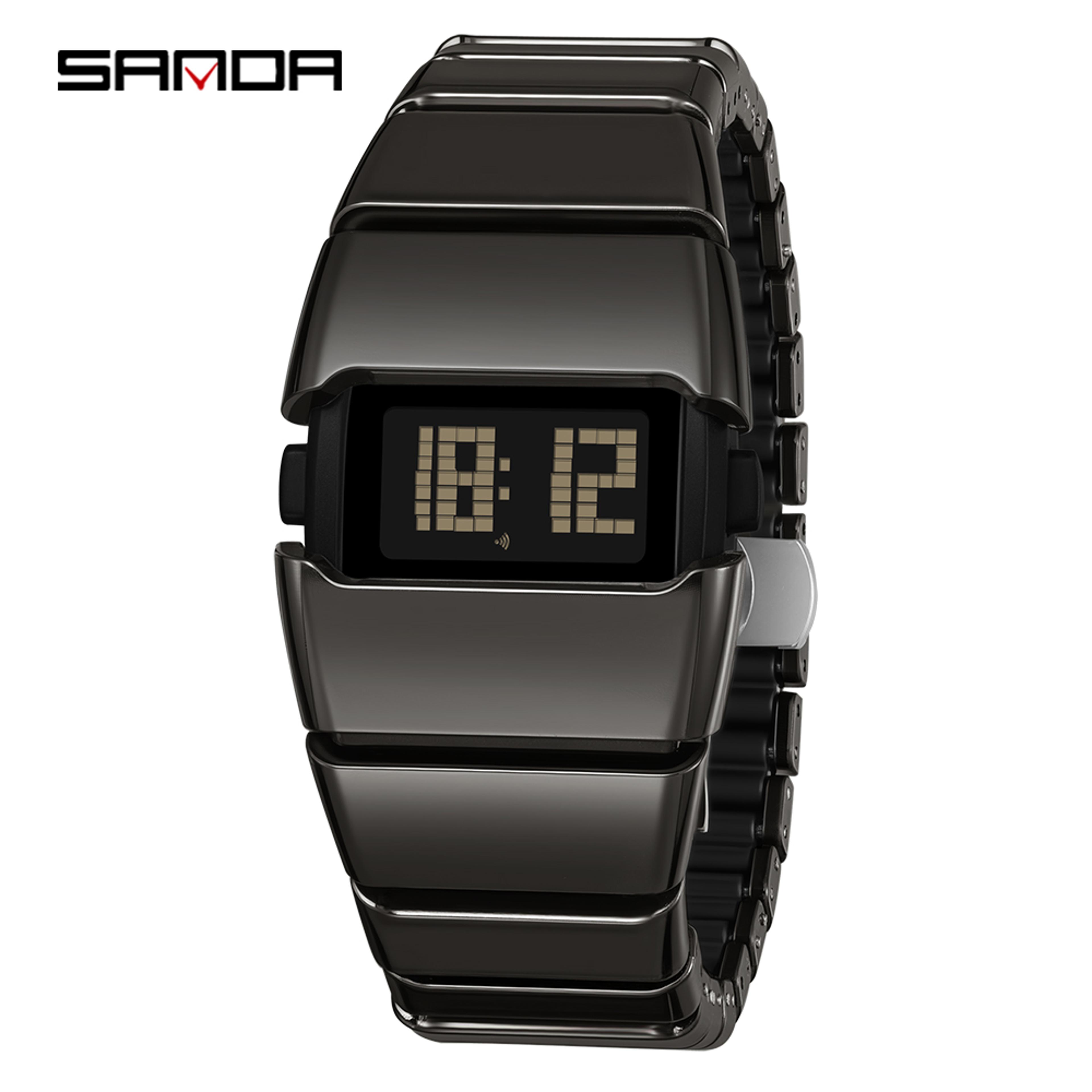 Retro Electronic Watch Waterproof Digital Watch With Night Light Alarm Stopwatch 10