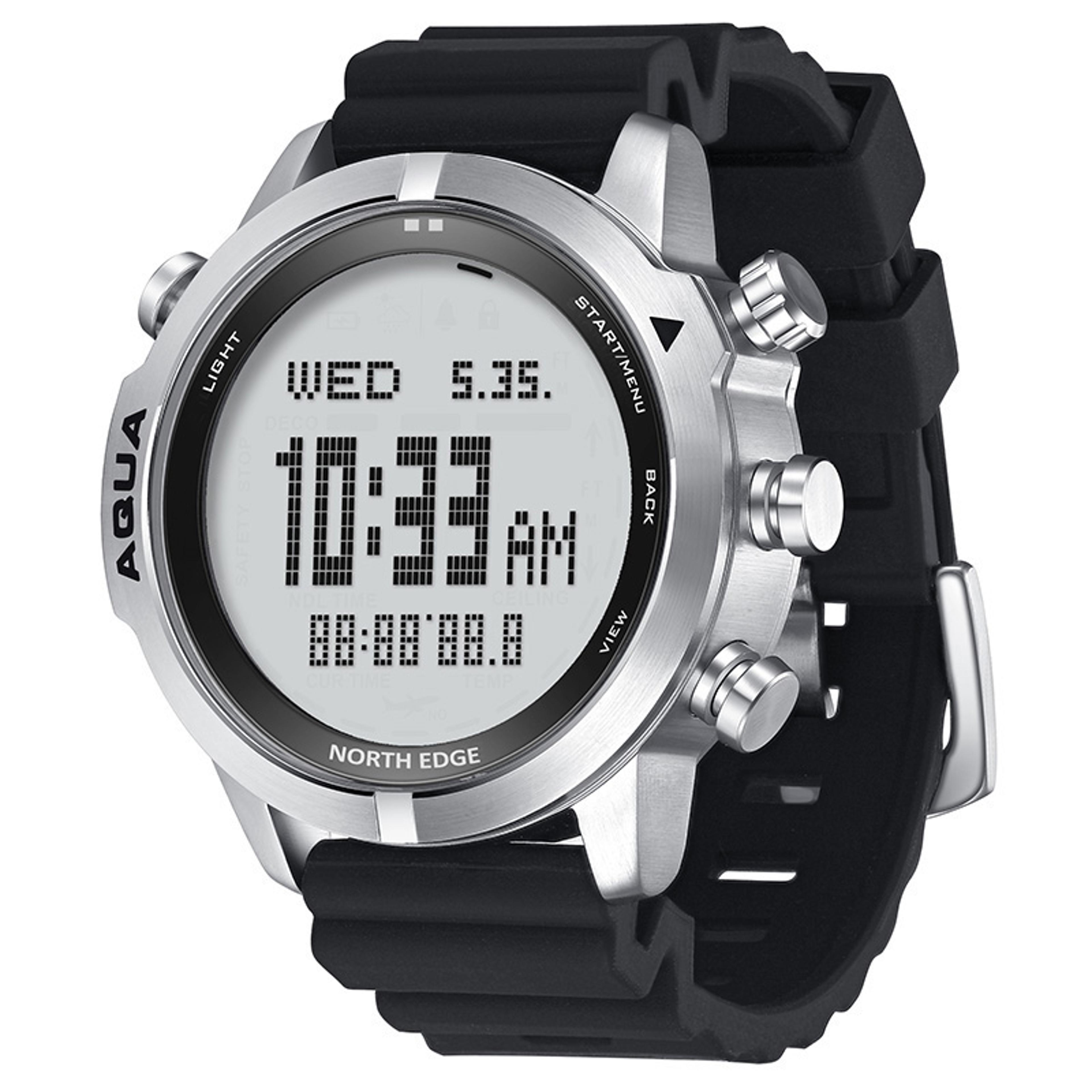 North Edge Aqua Professional Dive Computer Watch With NDL Compass Altimeter And Barometer 7