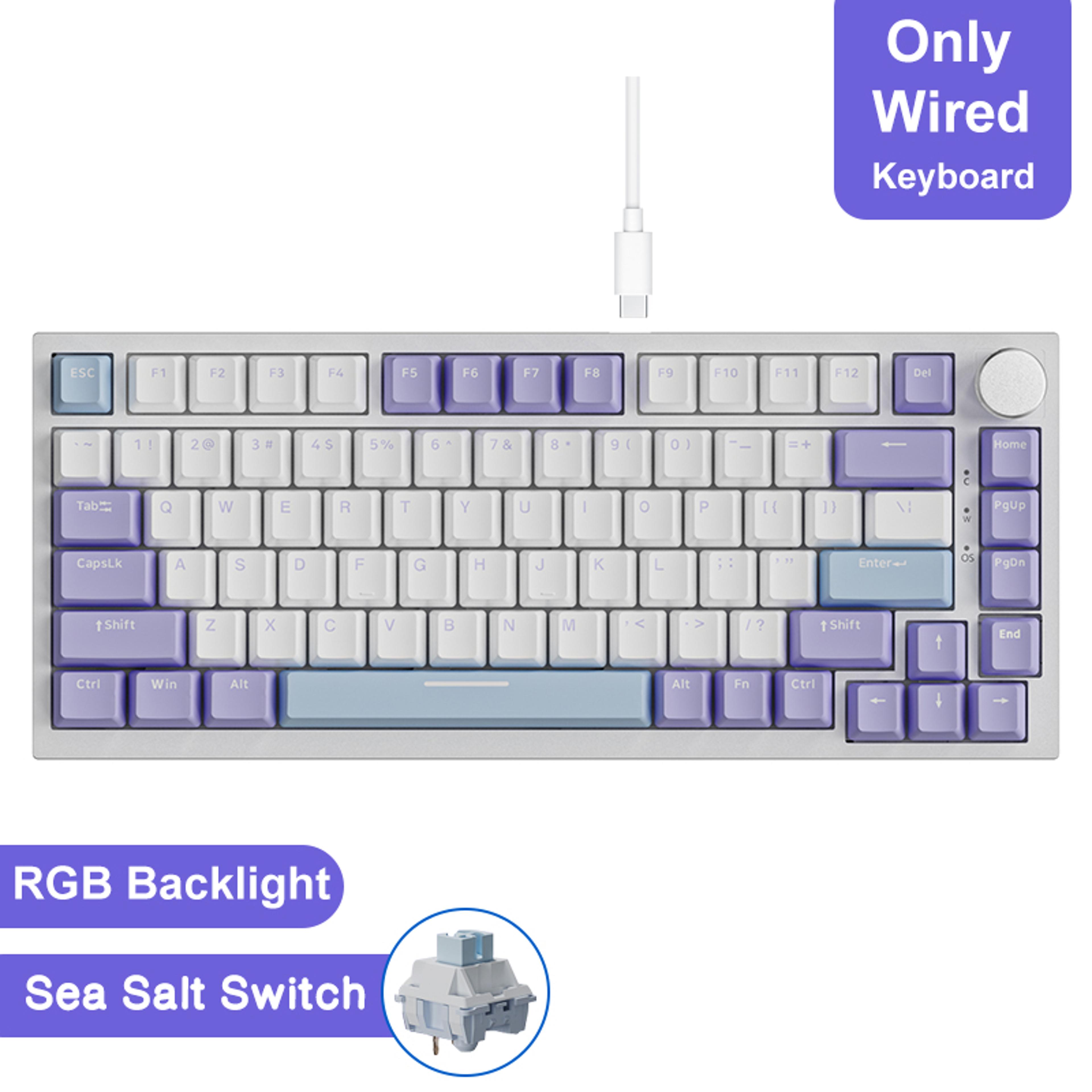 Pro Wireless Mechanical Keyboard With RGB Hot Swap And Gasket Mount 9