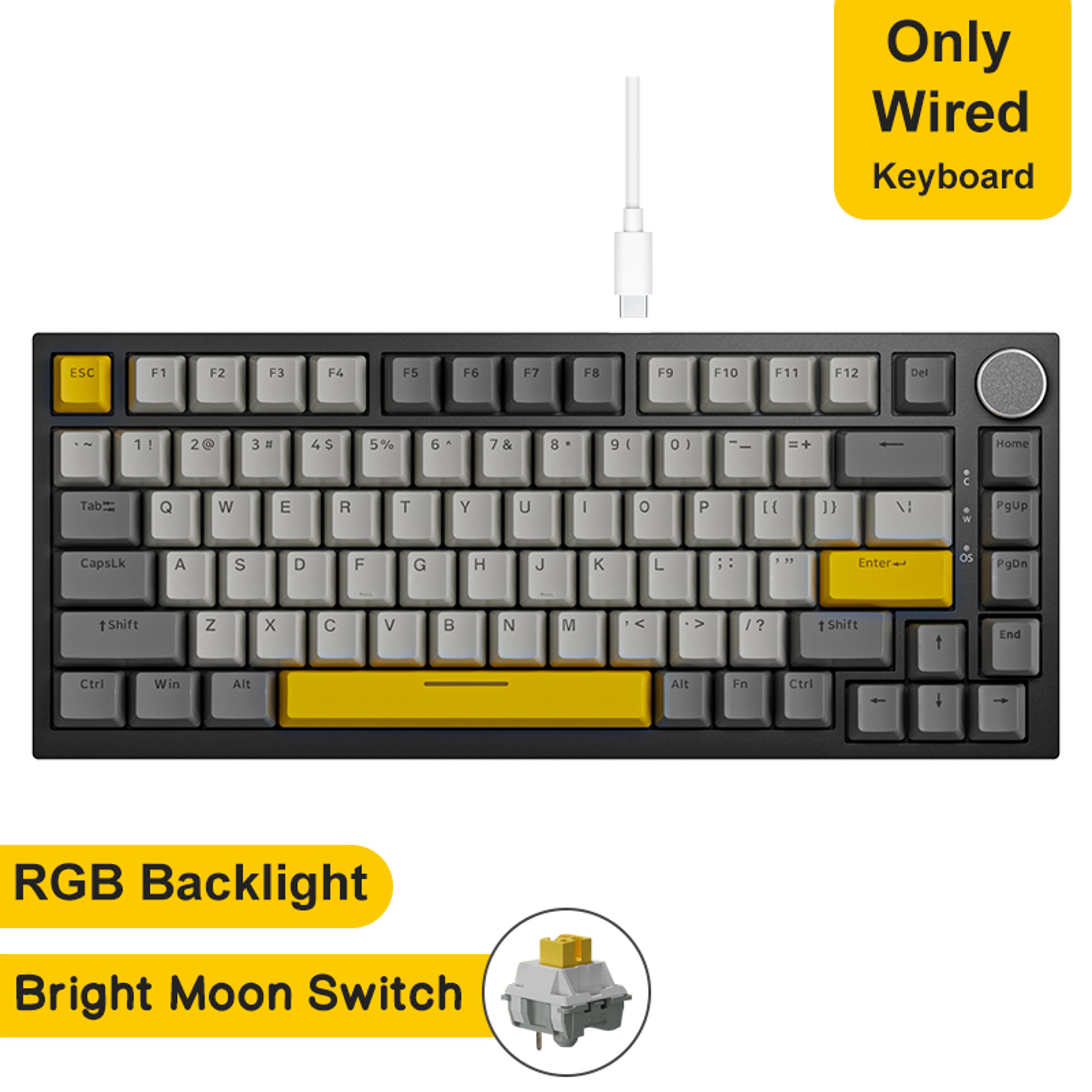 Pro Wireless Mechanical Keyboard With RGB Hot Swap And Gasket Mount 12