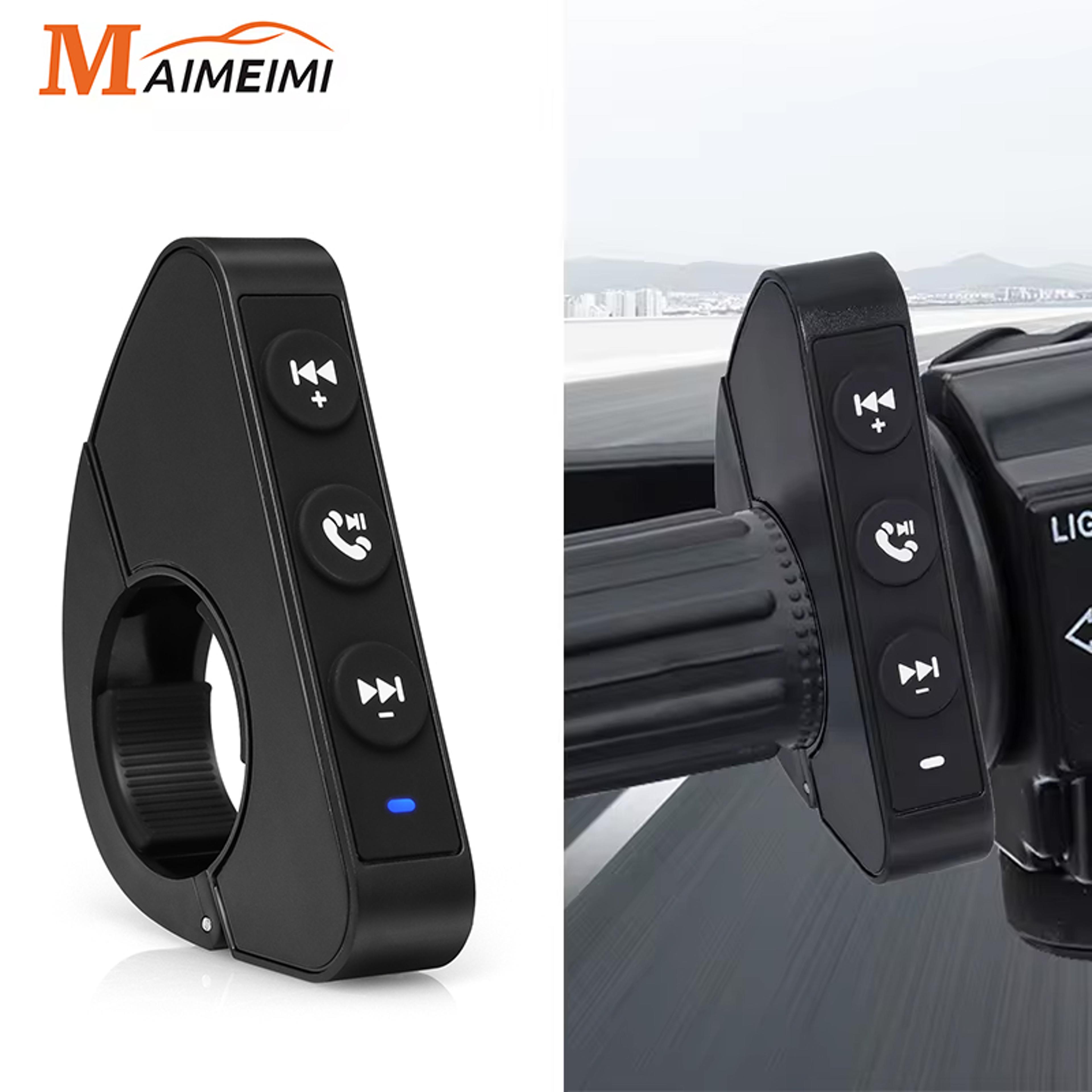 Motorcycle Bluetooth Media Controller Wireless Handlebar Smartphone Remote 1