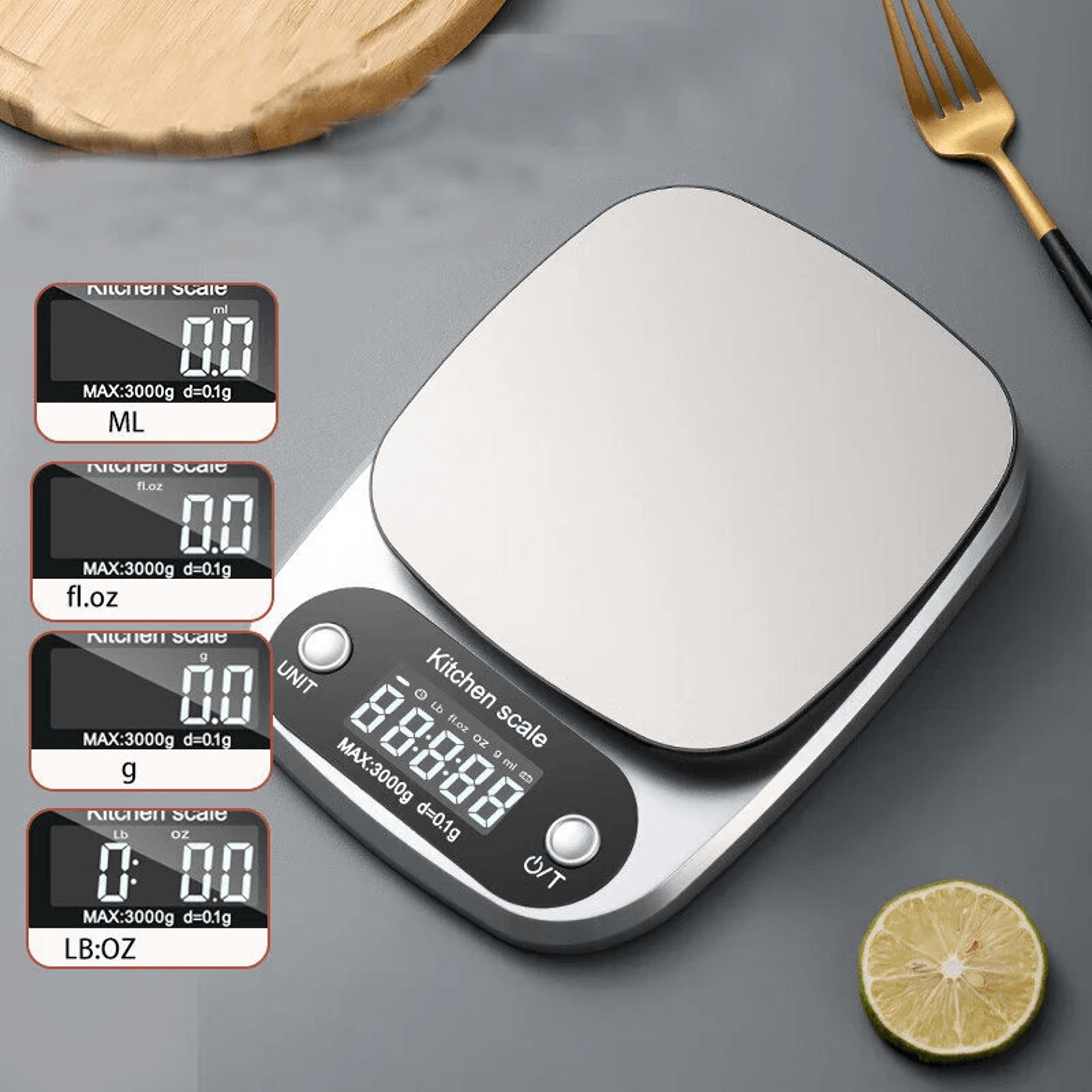 Precision Digital Kitchen Scale With High Accuracy Food Weighing 3