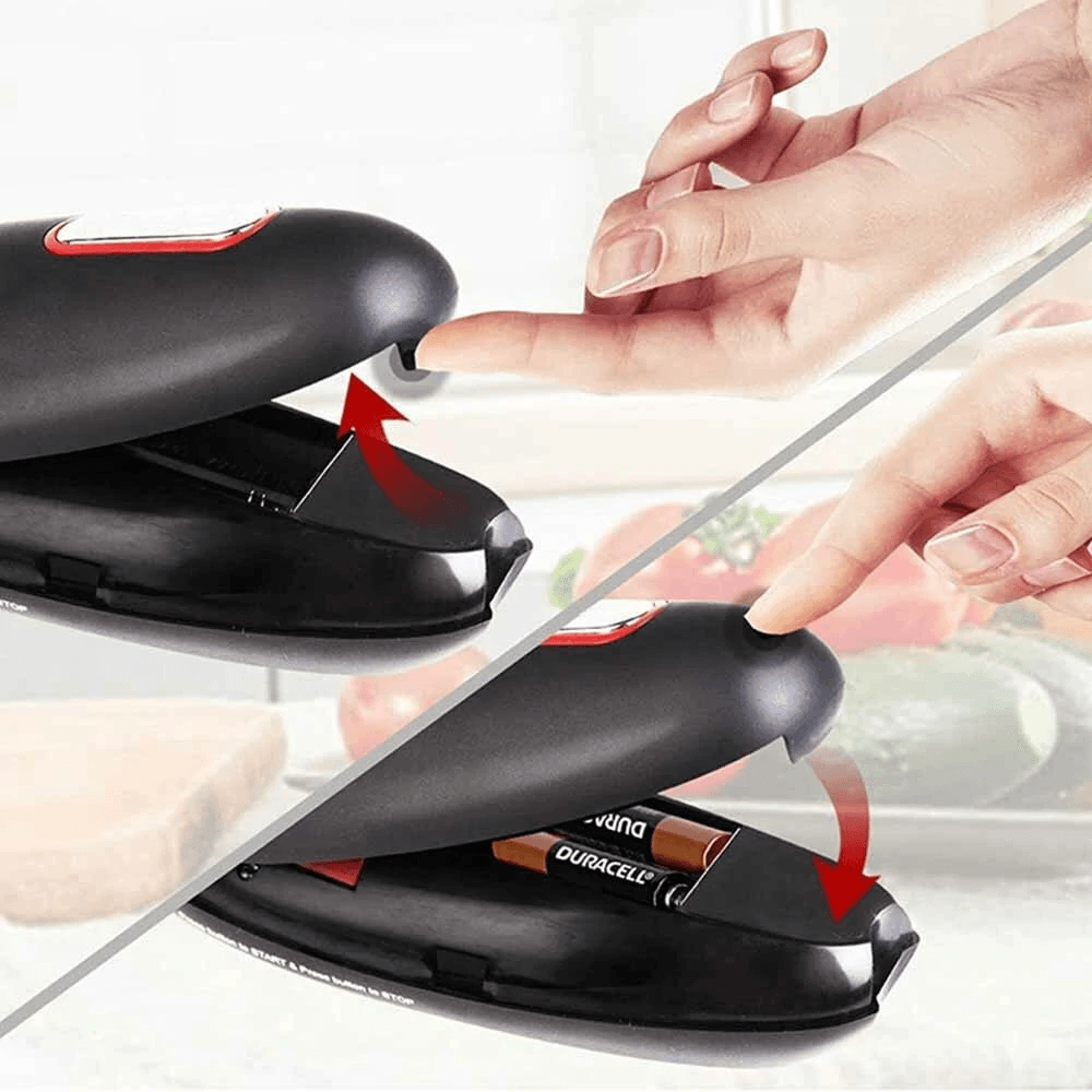 One Touch Electric Can Opener Automatic Smooth Edge Kitchen Can Opener 5
