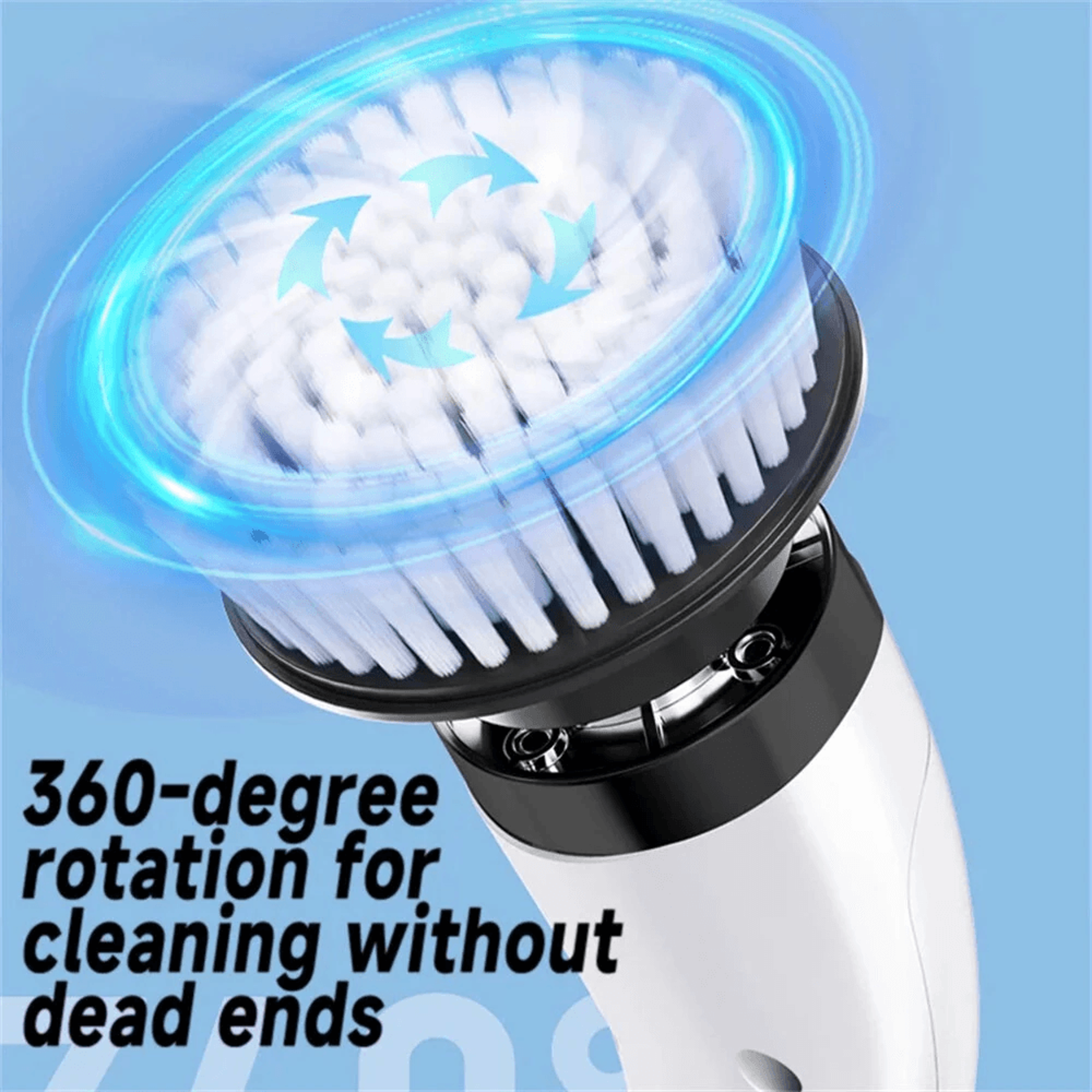 Cordless Electric Cleaning Brush Rotating Power Scrubber For Kitchen And Bathroom 5
