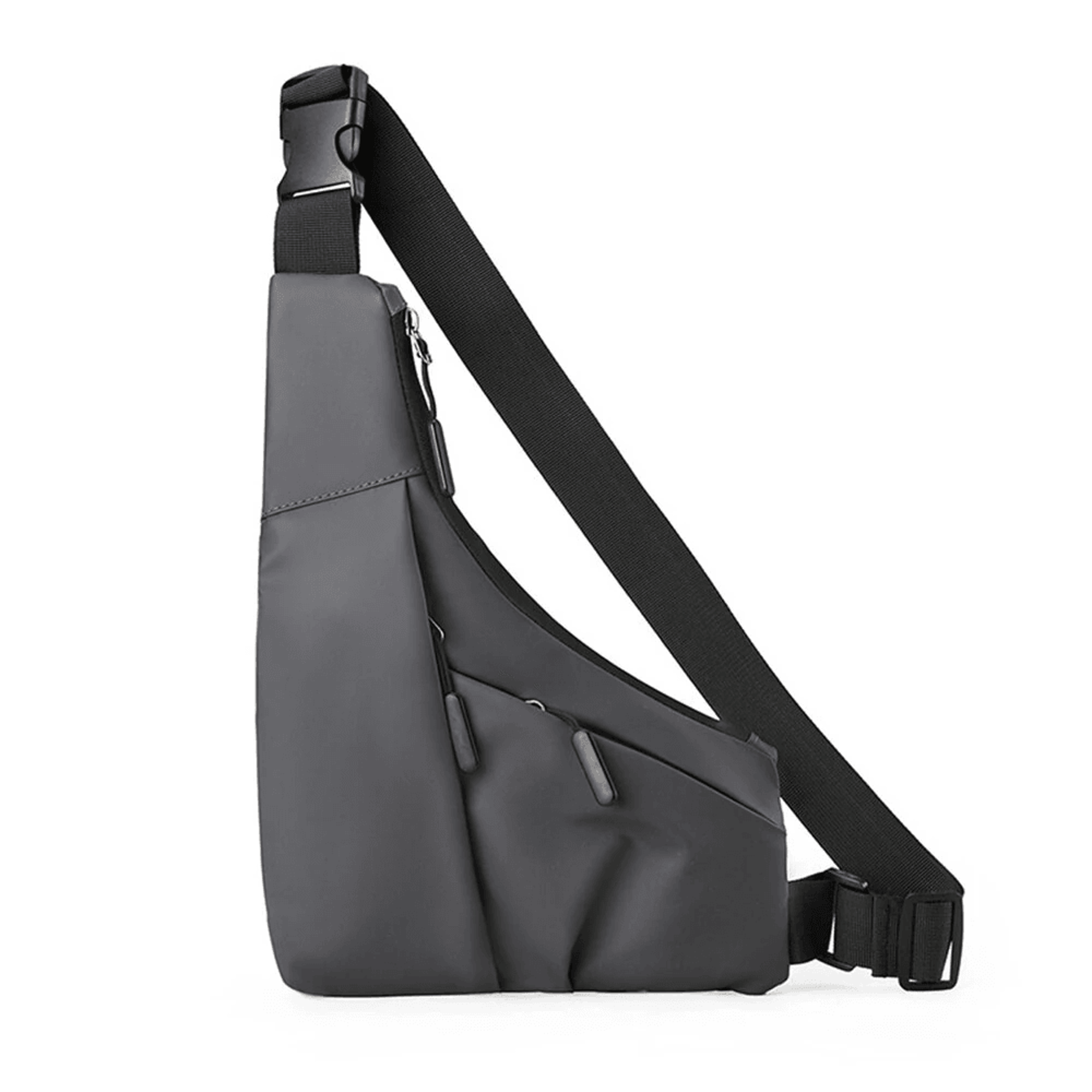 Mens Waterproof Anti Theft Chest Sling Bag With Multi Compartment Storage 0