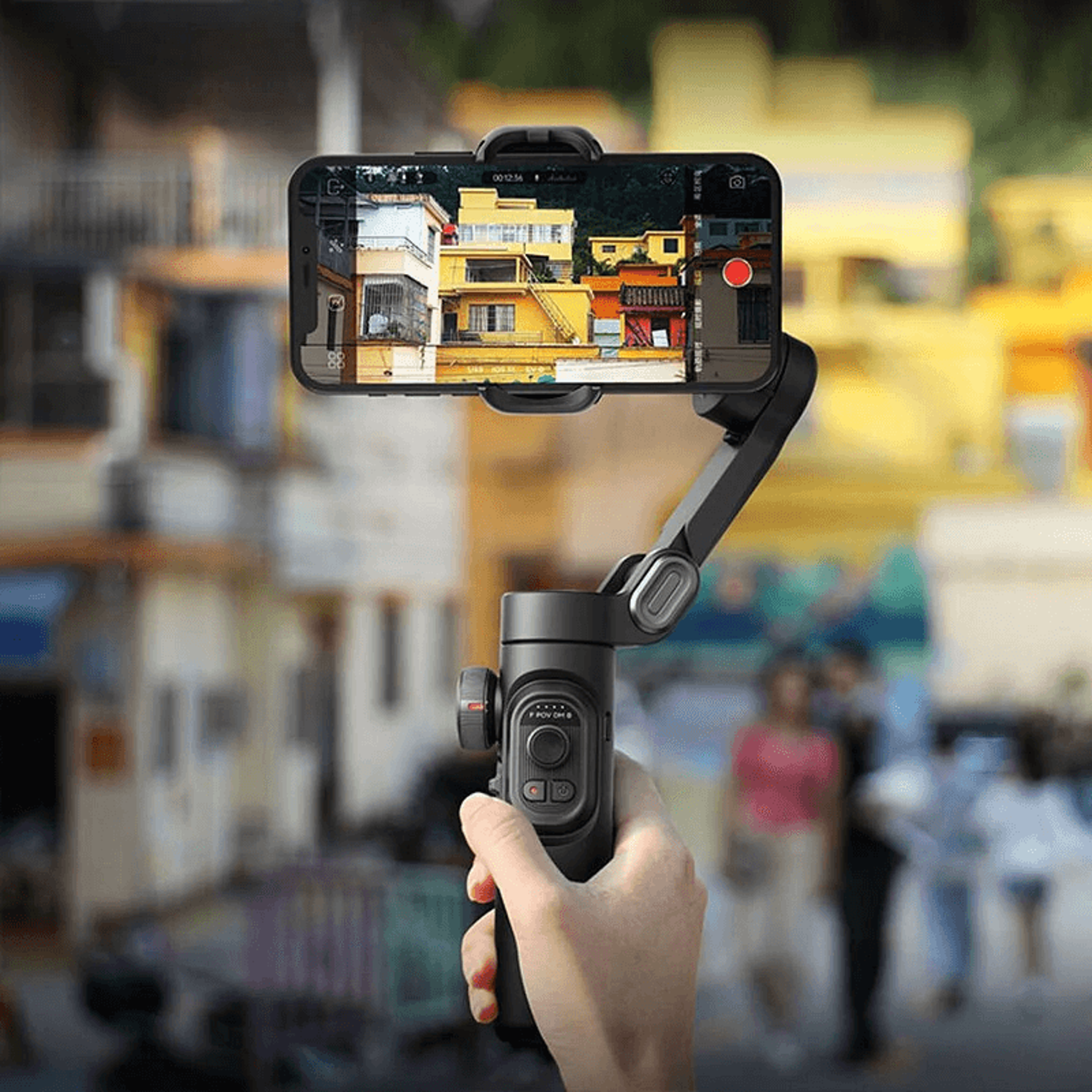 Smart Axis Smartphone Gimbal With AI Face Tracking 4