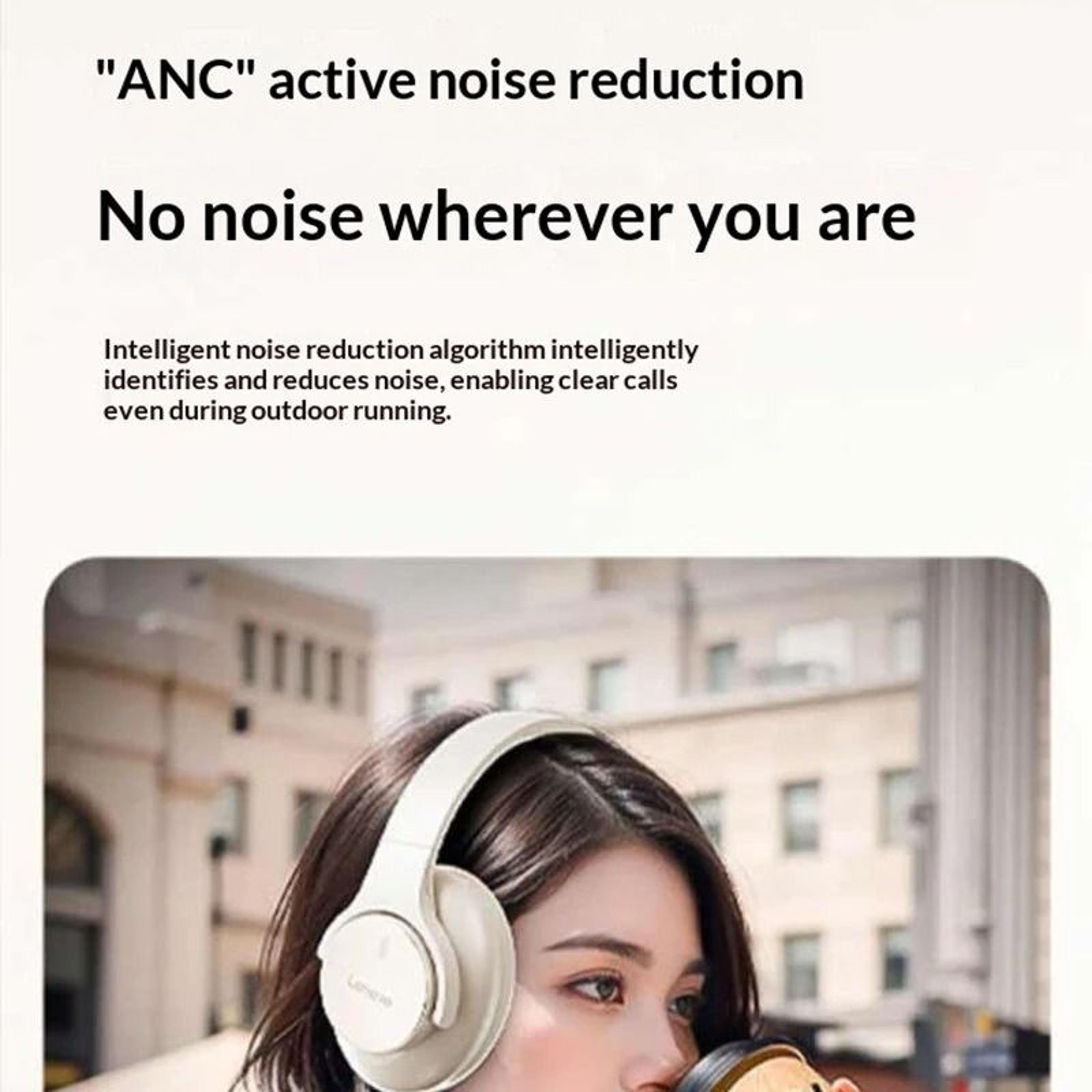 ANC Wireless Bluetooth Headphones With Drivers And Low Latency 5