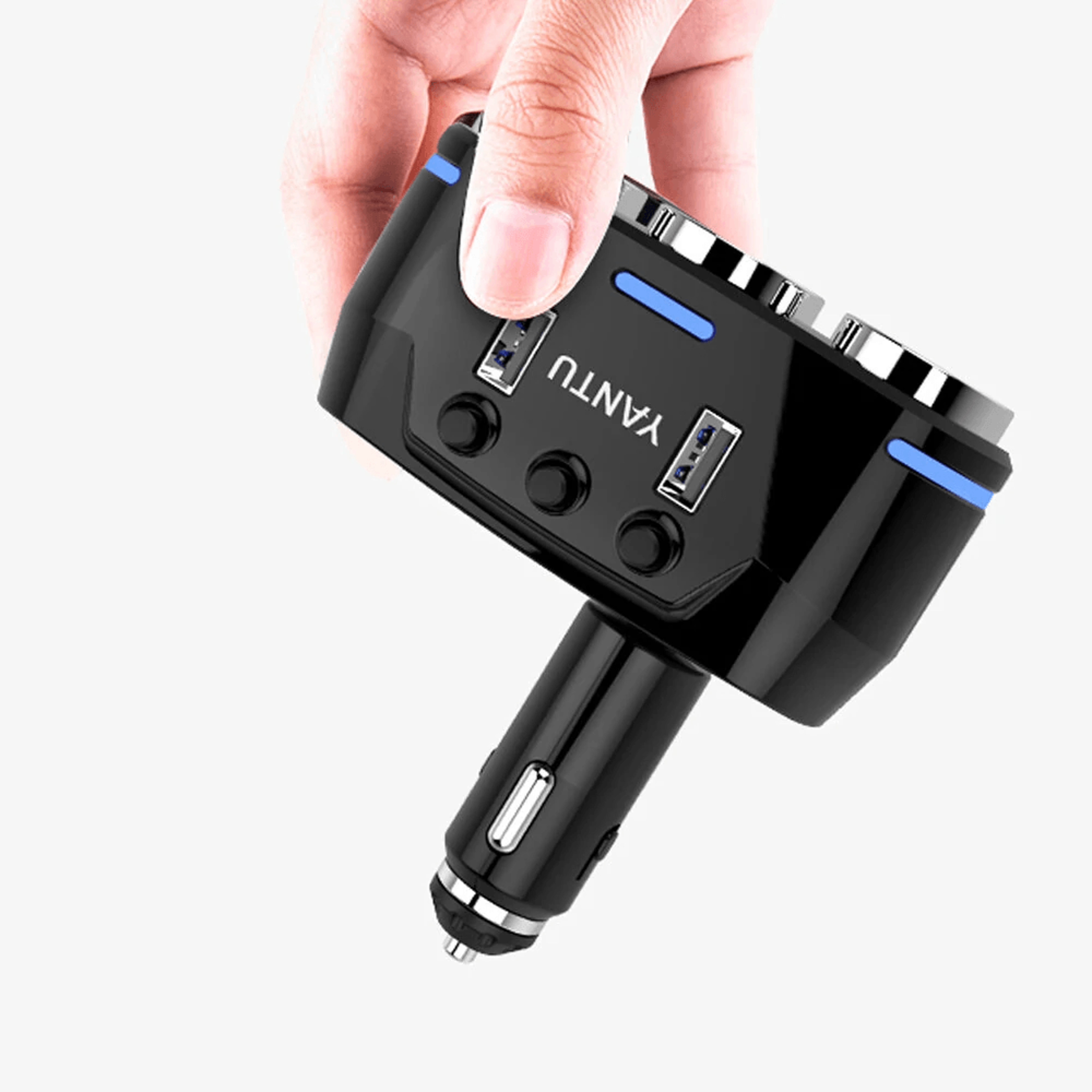 Dual USB Car Charger Socket Fast Charging Power Adapter 4