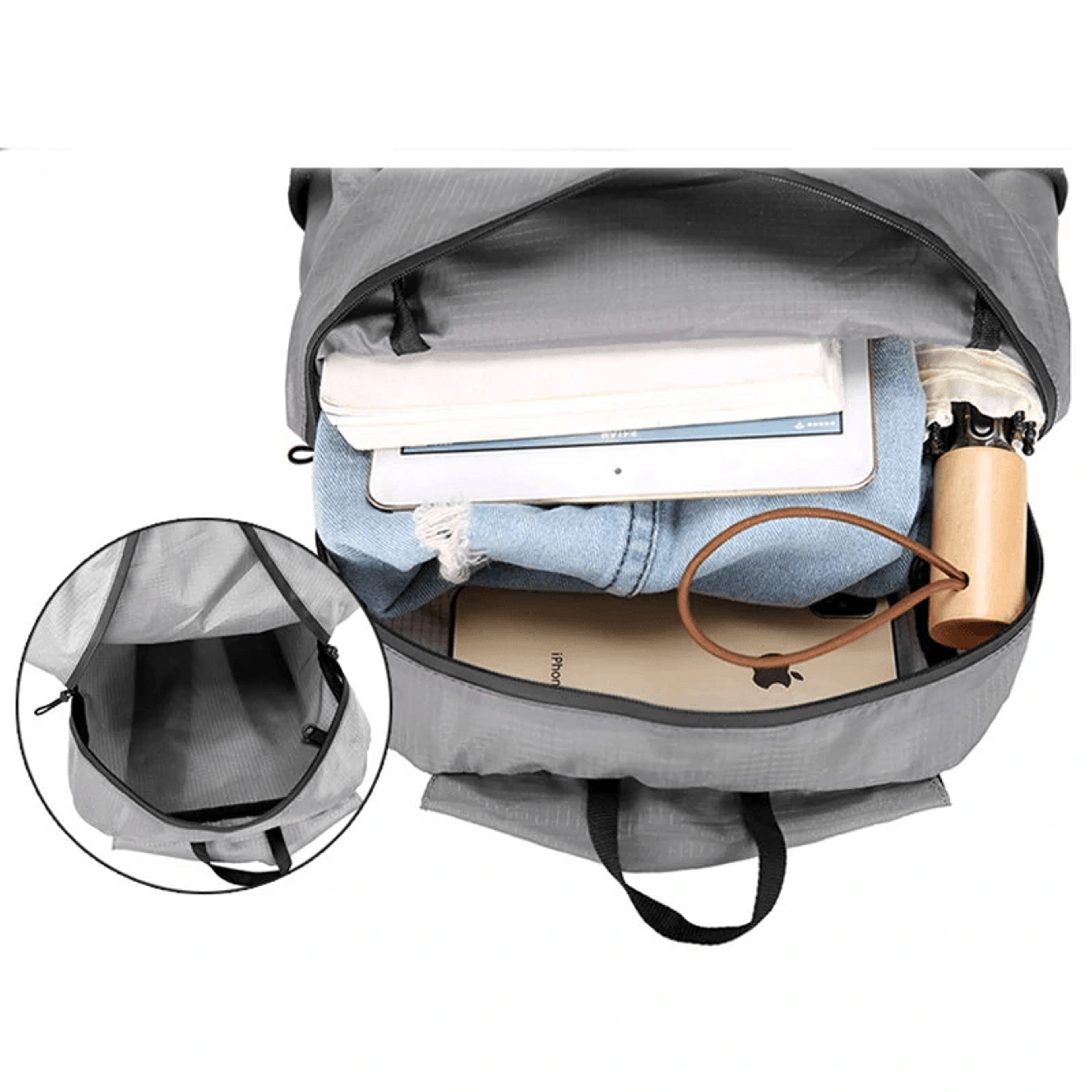 Foldable Hiking Backpack Lightweight Packable Travel Daypack For Men And Women 4