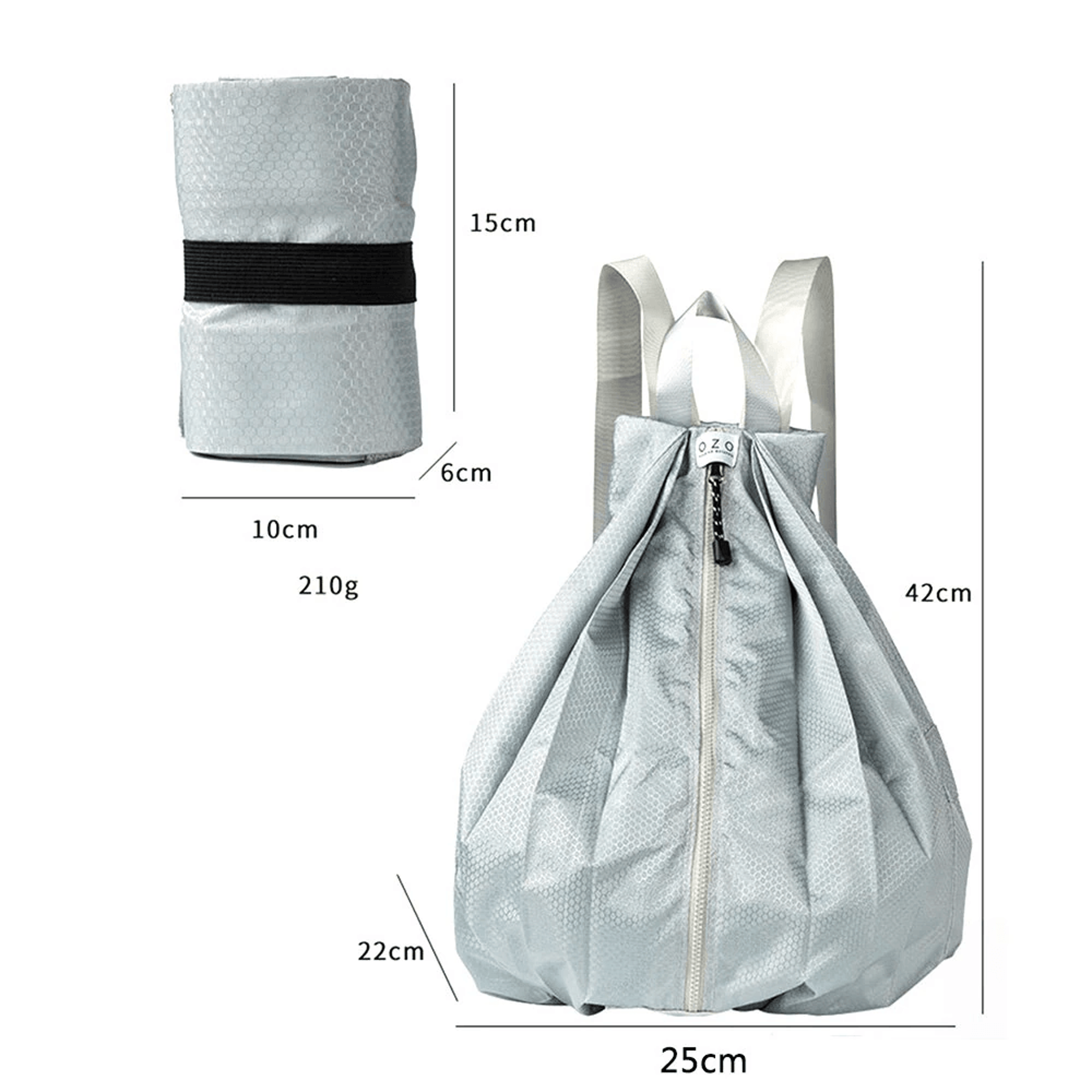 Foldable Travel Backpack Lightweight Waterproof Large Capacity Daypack 5