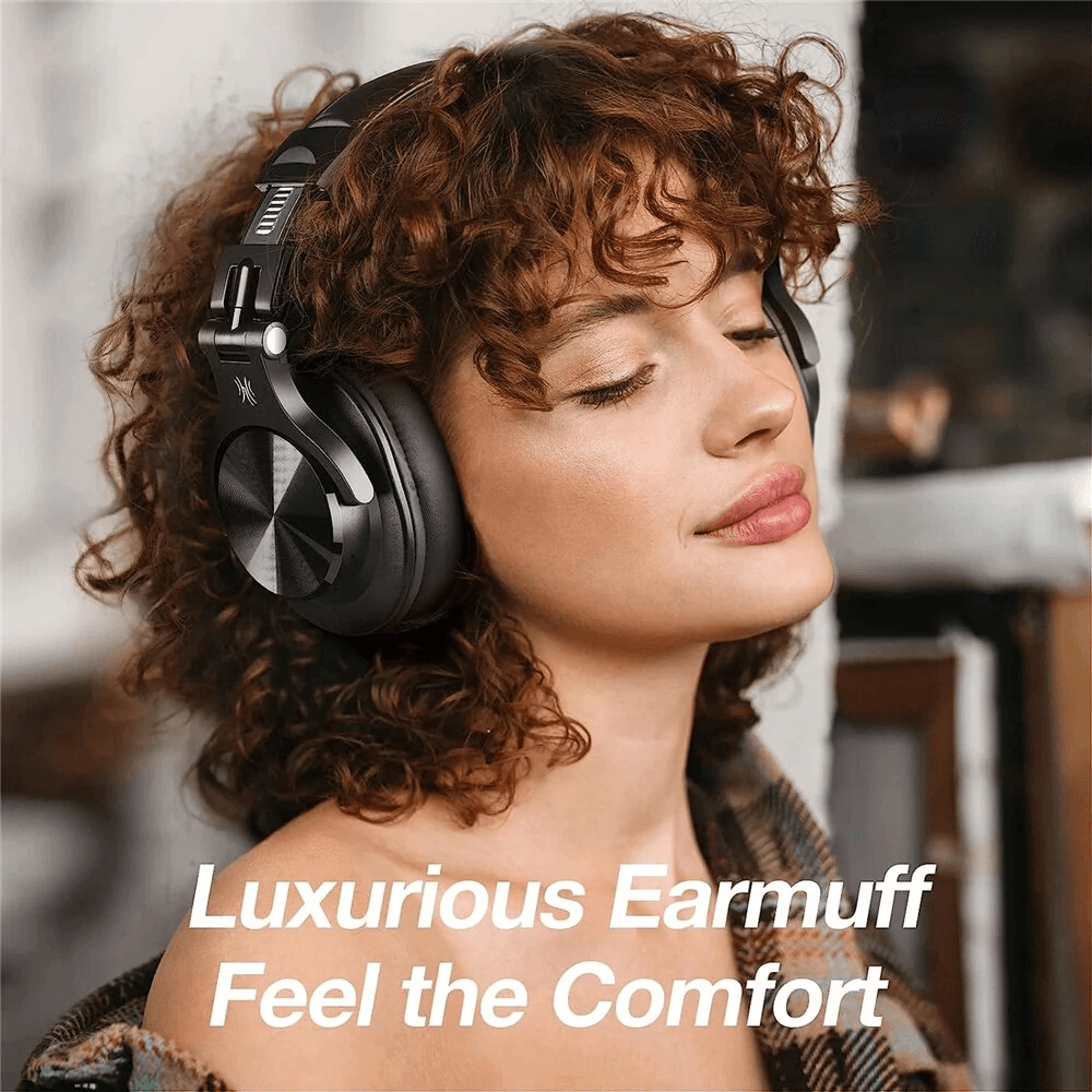 Hi Res Bluetooth Headphones Wireless Over Ear Studio DJ Headset 1