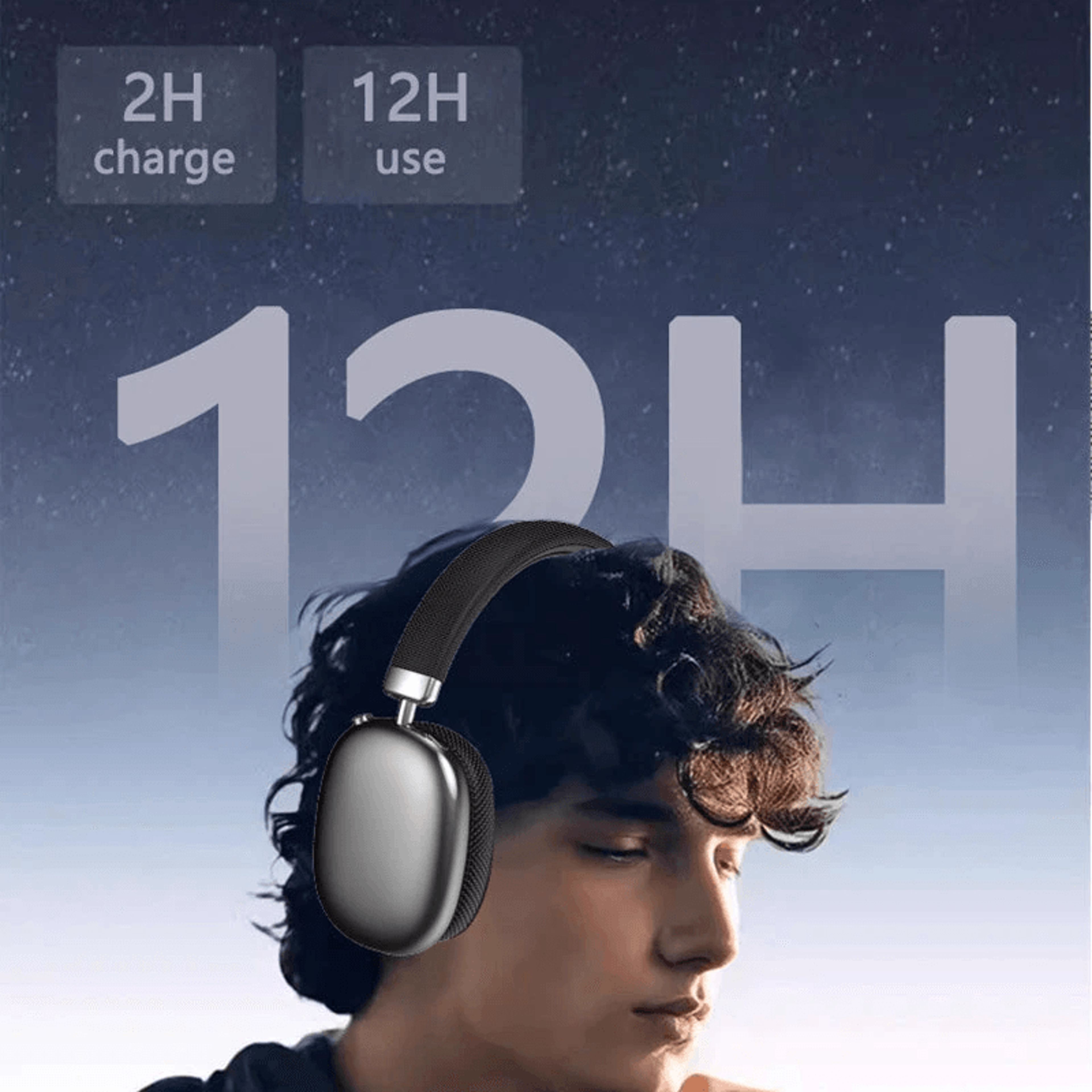 Bluetooth Wireless Headphones With Drivers HD Microphone And Playback 4
