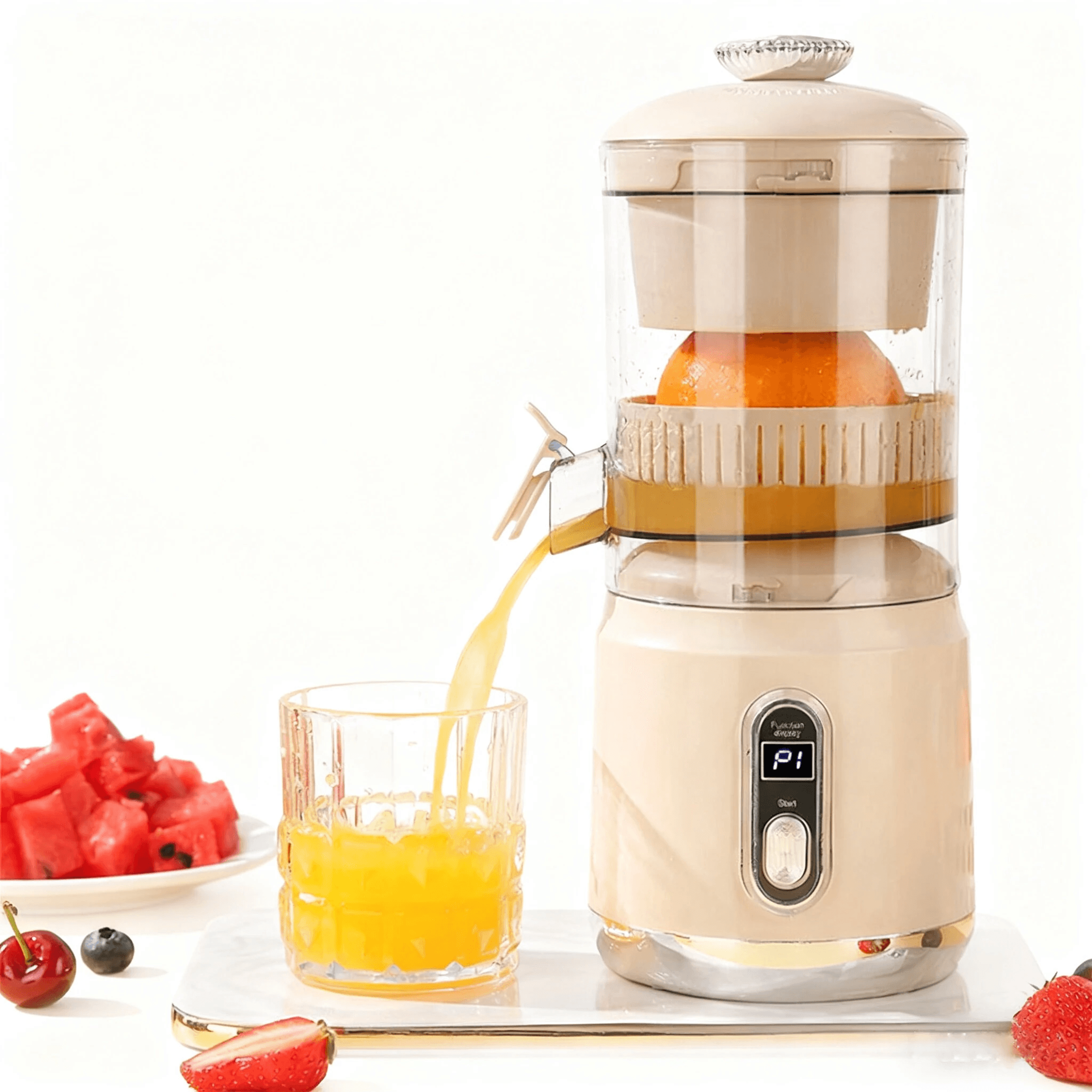 Cordless Portable Citrus Juicer With Pulp Separation And Speed Control 0