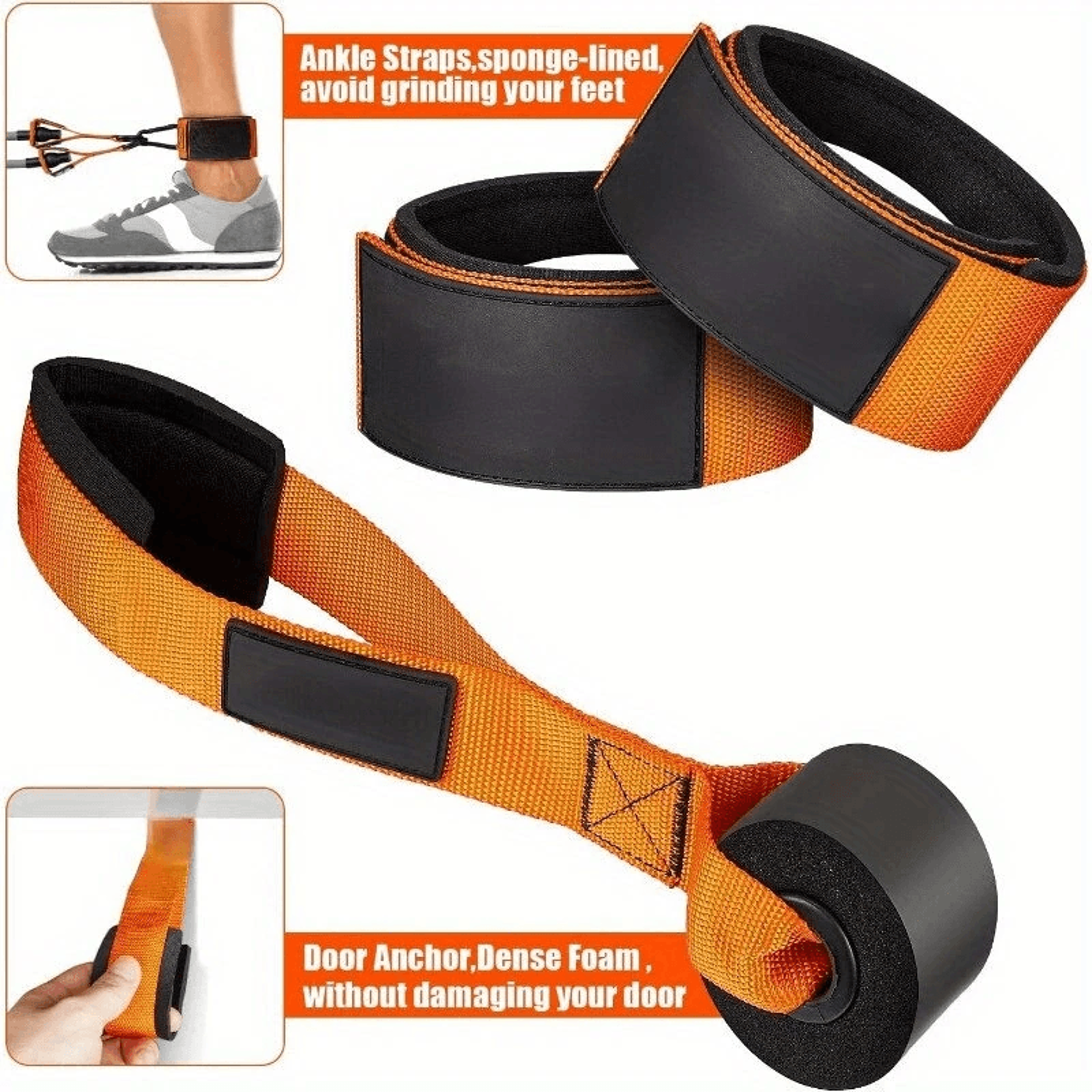 Adjustable Resistance Bands Set For Full Body Strength Training 1