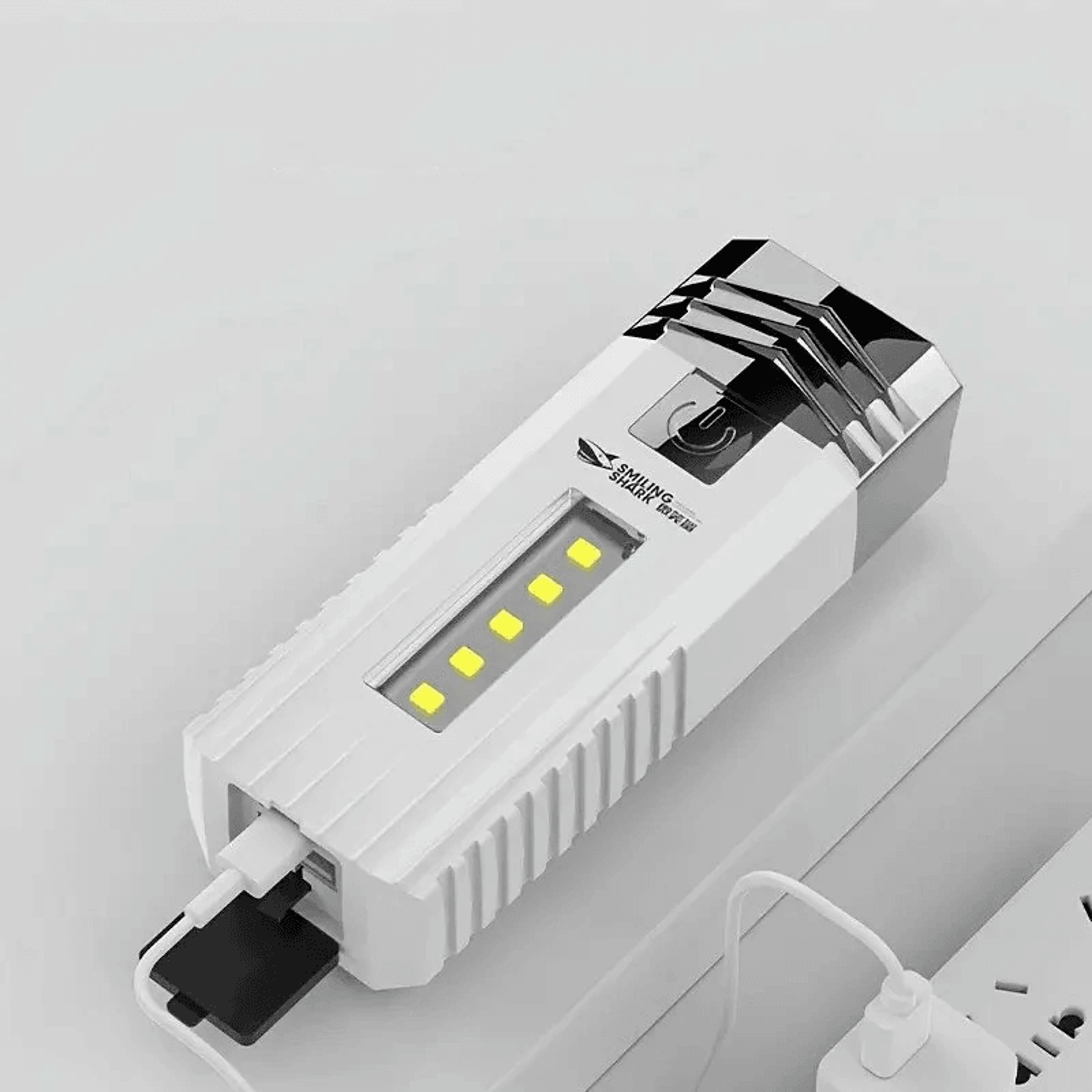 LED Rechargeable Flashlight Waterproof Portable Camping And Emergency Work Light 4