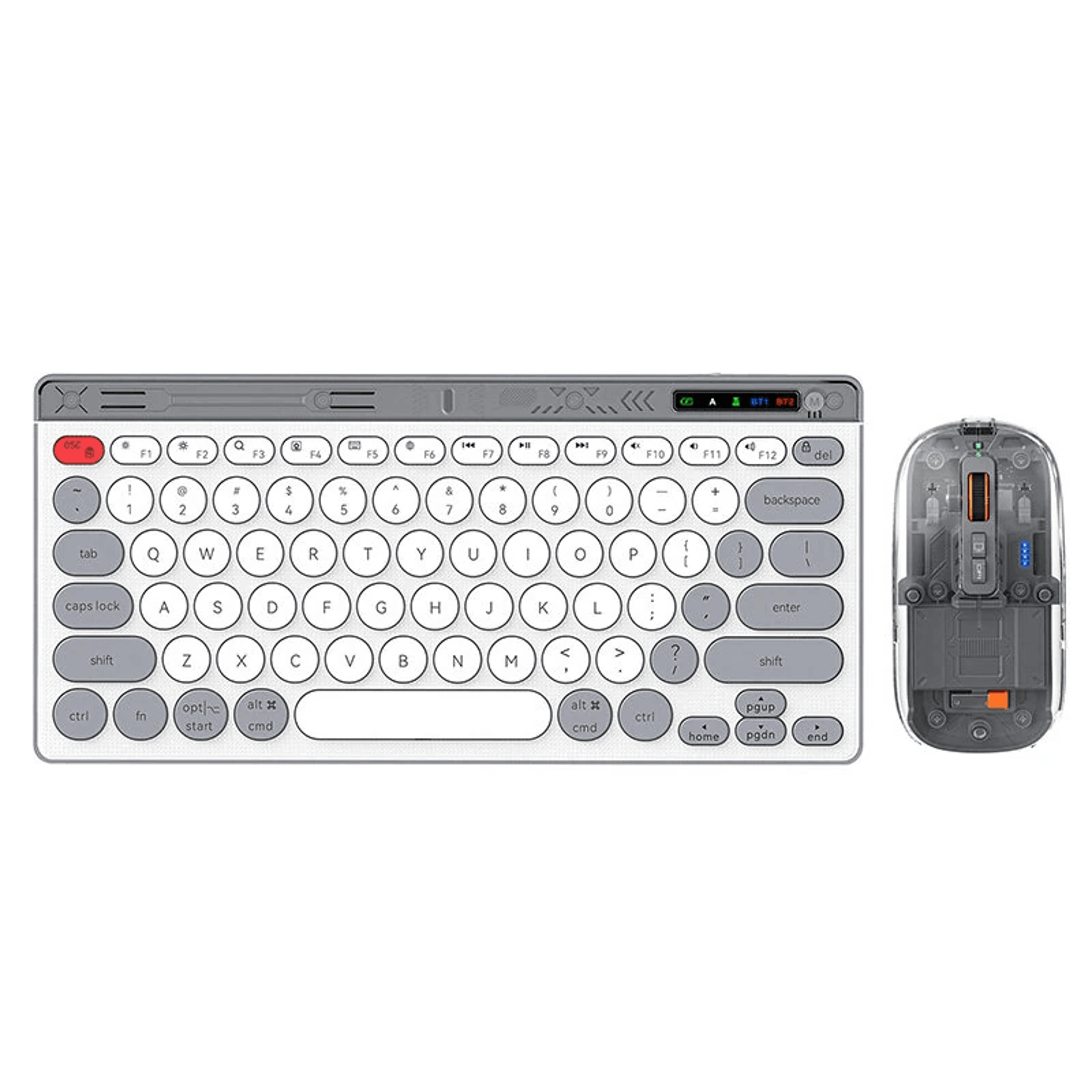Silent Dual Mode Wireless Keyboard And Mouse Combo With Ultra Slim Key Layout 9