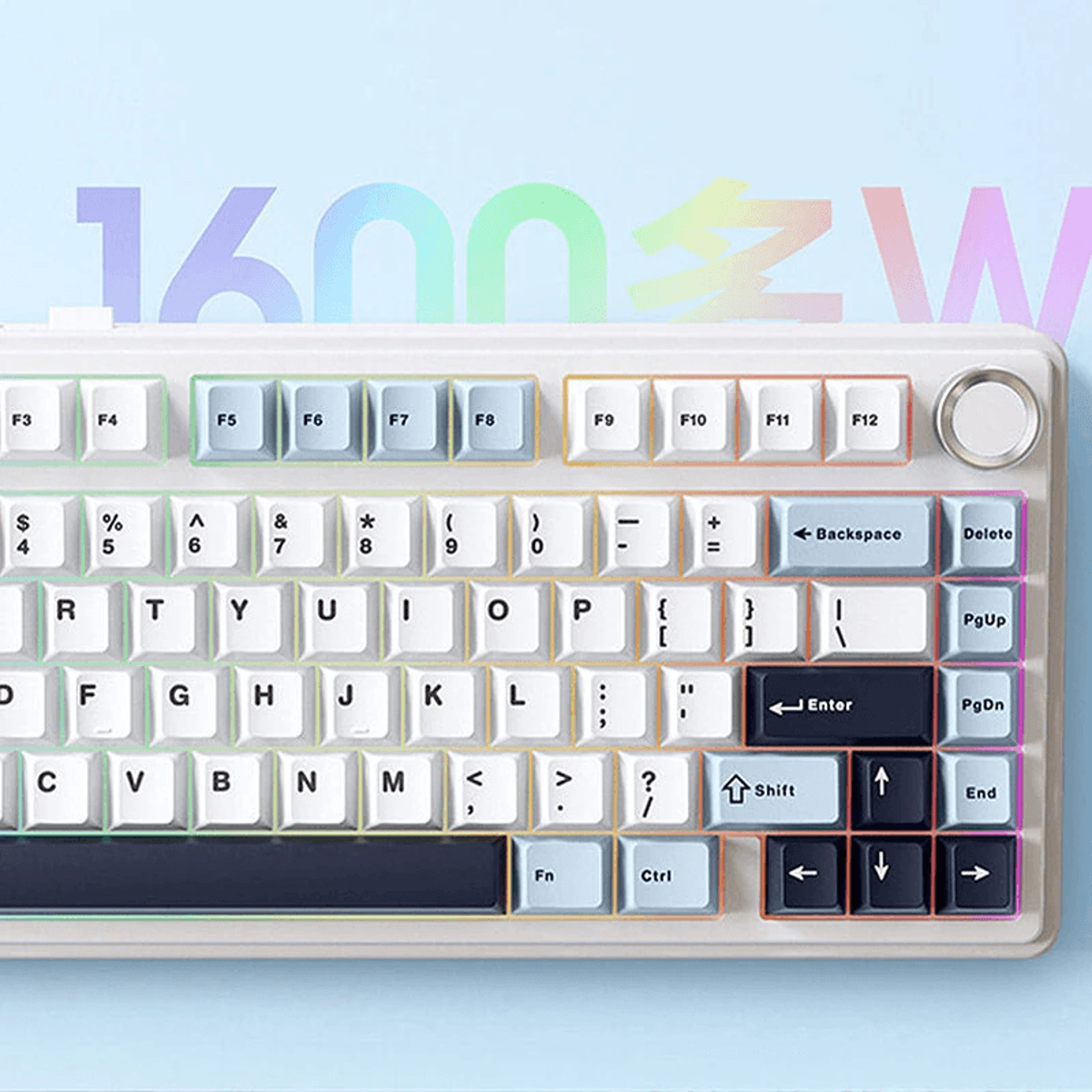 Tri Mode Wireless Mechanical Gaming Keyboard With RGB Hot Swap Keys And Gasket Mount 5