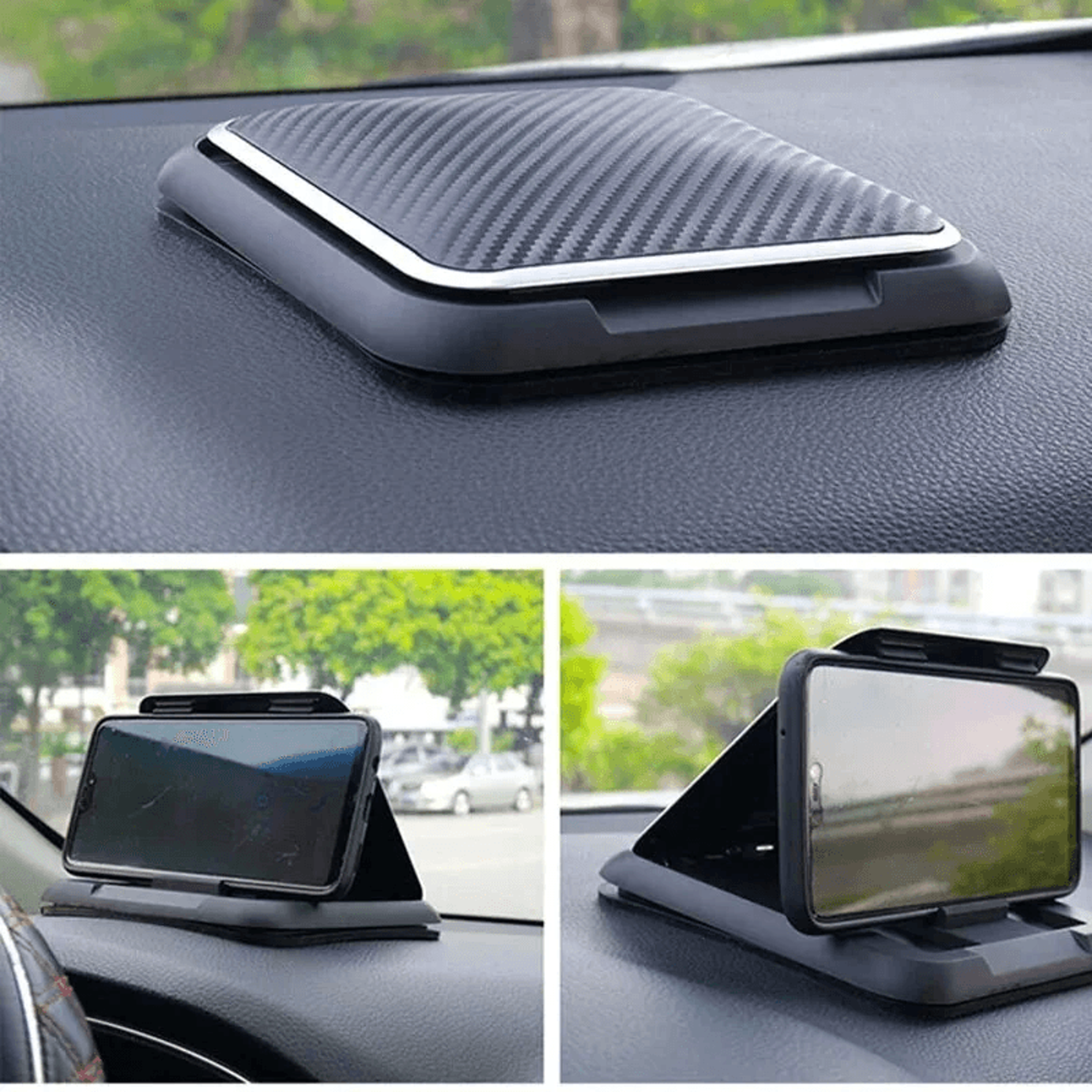 Secure Grip Car Dashboard Phone Holder Anti Slip Navigation Mount 4