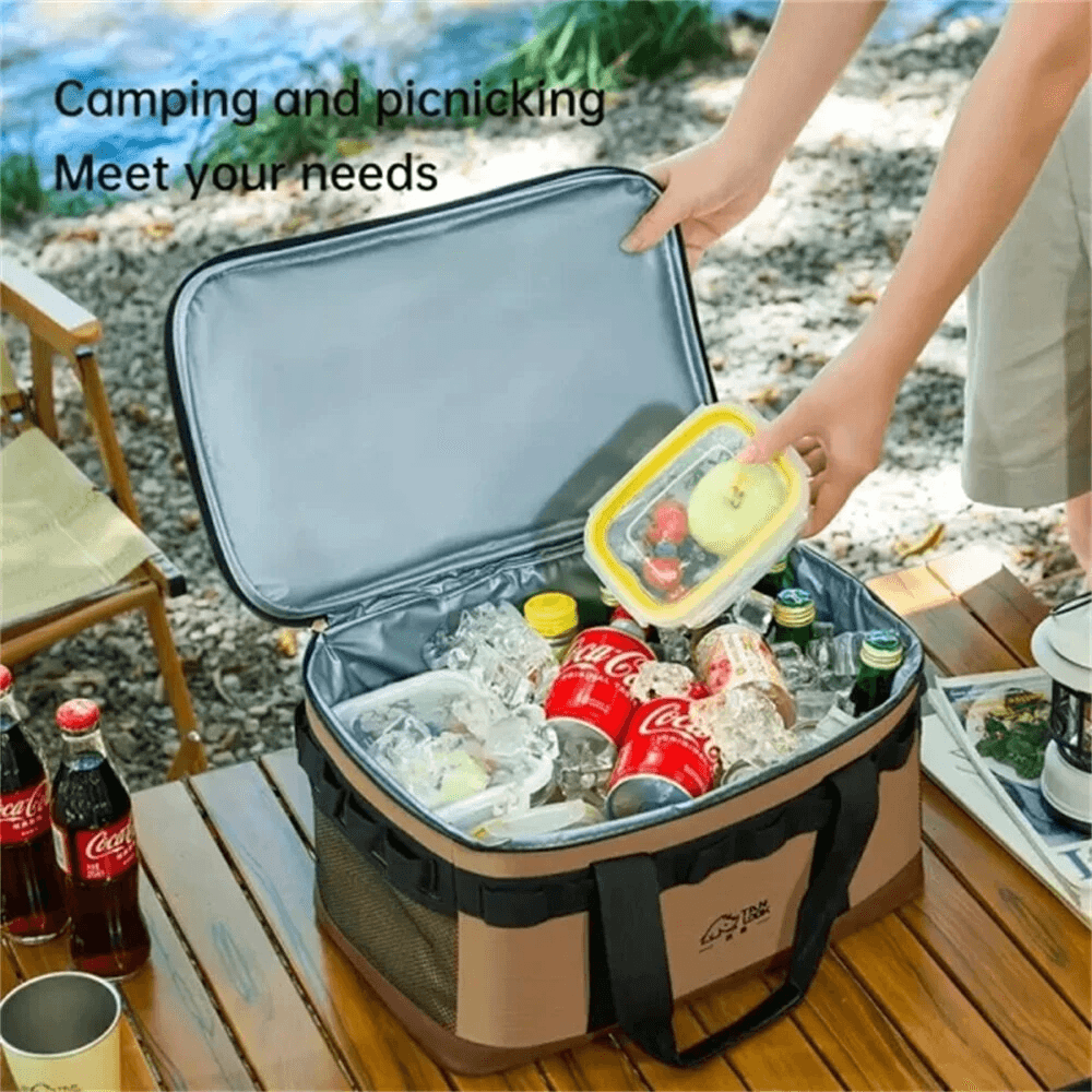Portable Camping Utensil Organizer And Cookware Storage Bag 5